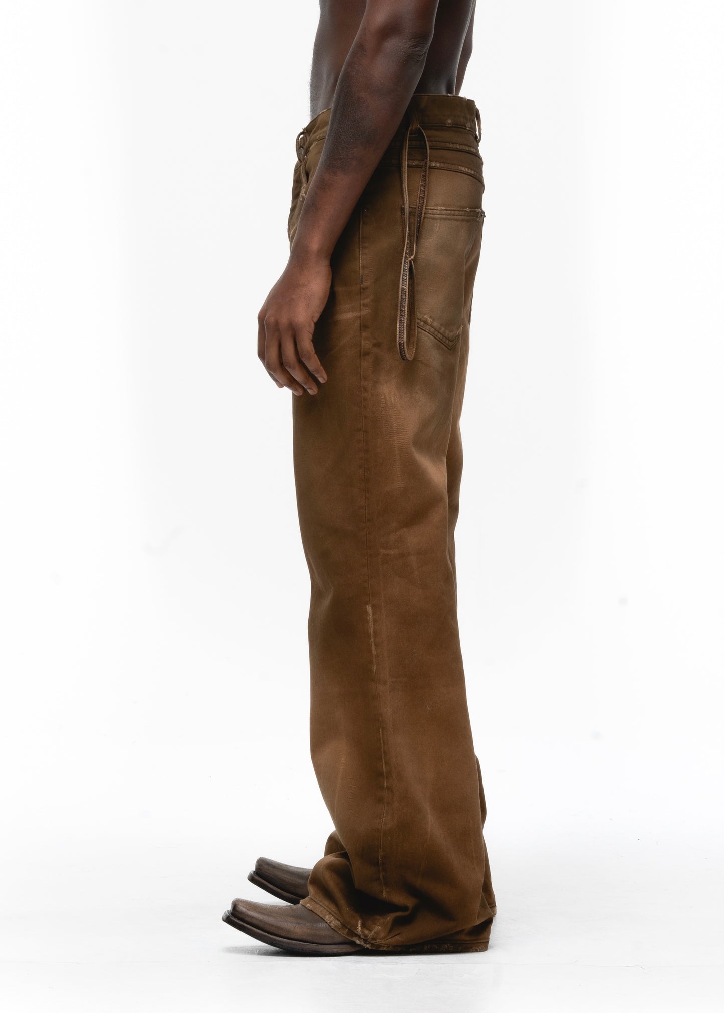 ITALY RUSTED EARTH BOOT CUT