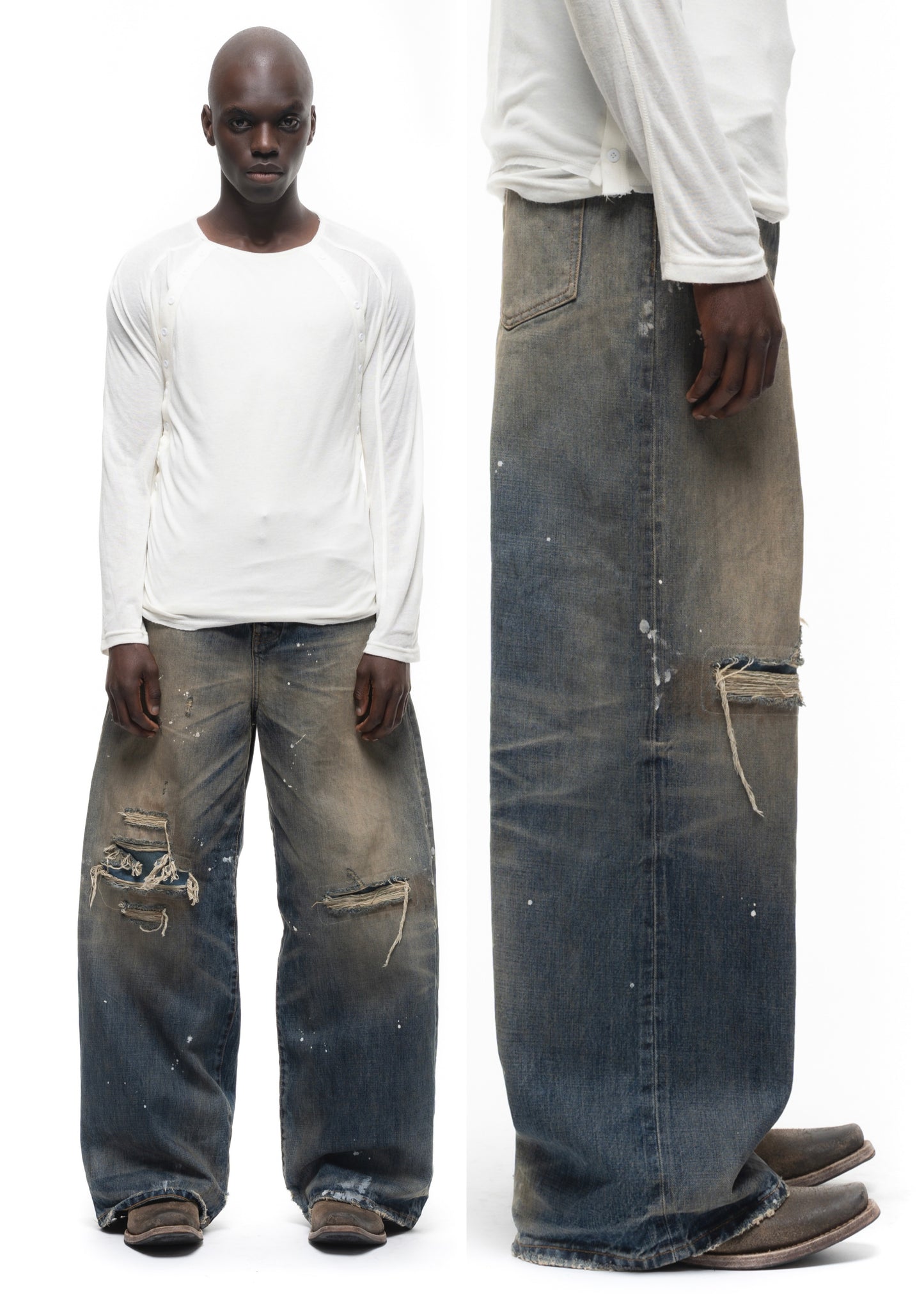 JAPANESE SELVEDGE ARASHI LOOSE DENIM