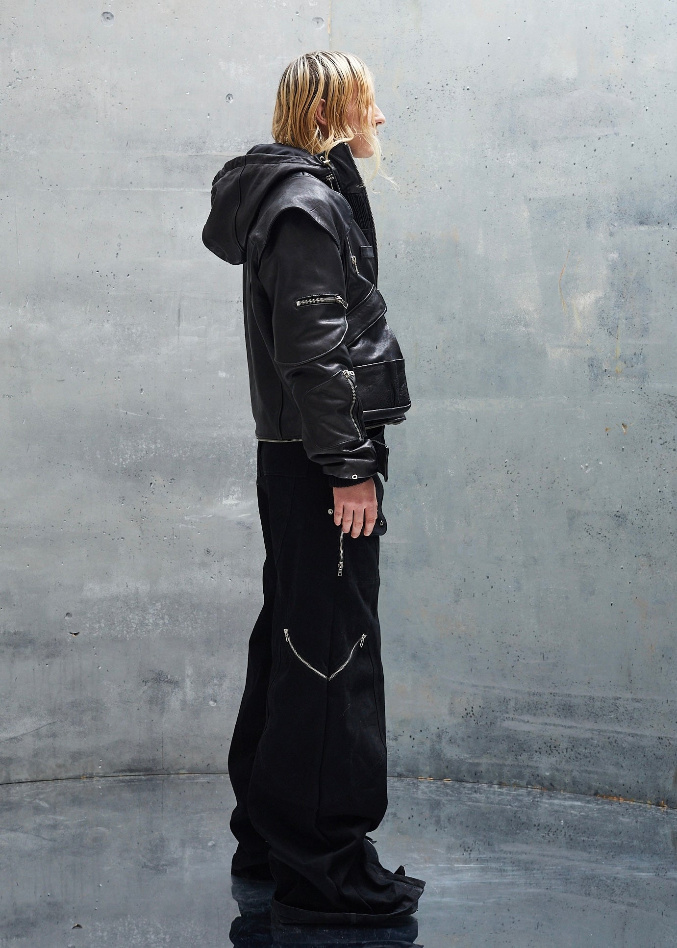 ASTRO LEATHER JACKET BLACK UNISEX
