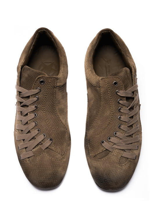 FOOTBALL SNEAKER TEXTURED KHAKI