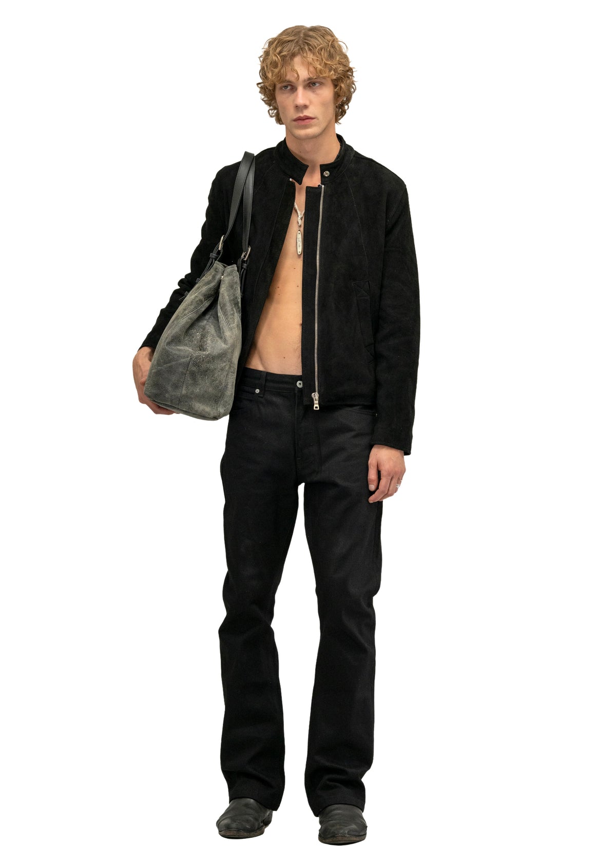DRIVER ONE CUT SUEDE JACKET