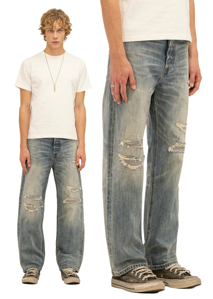 MENDED LIGHT WASHED REGULAR DENIM