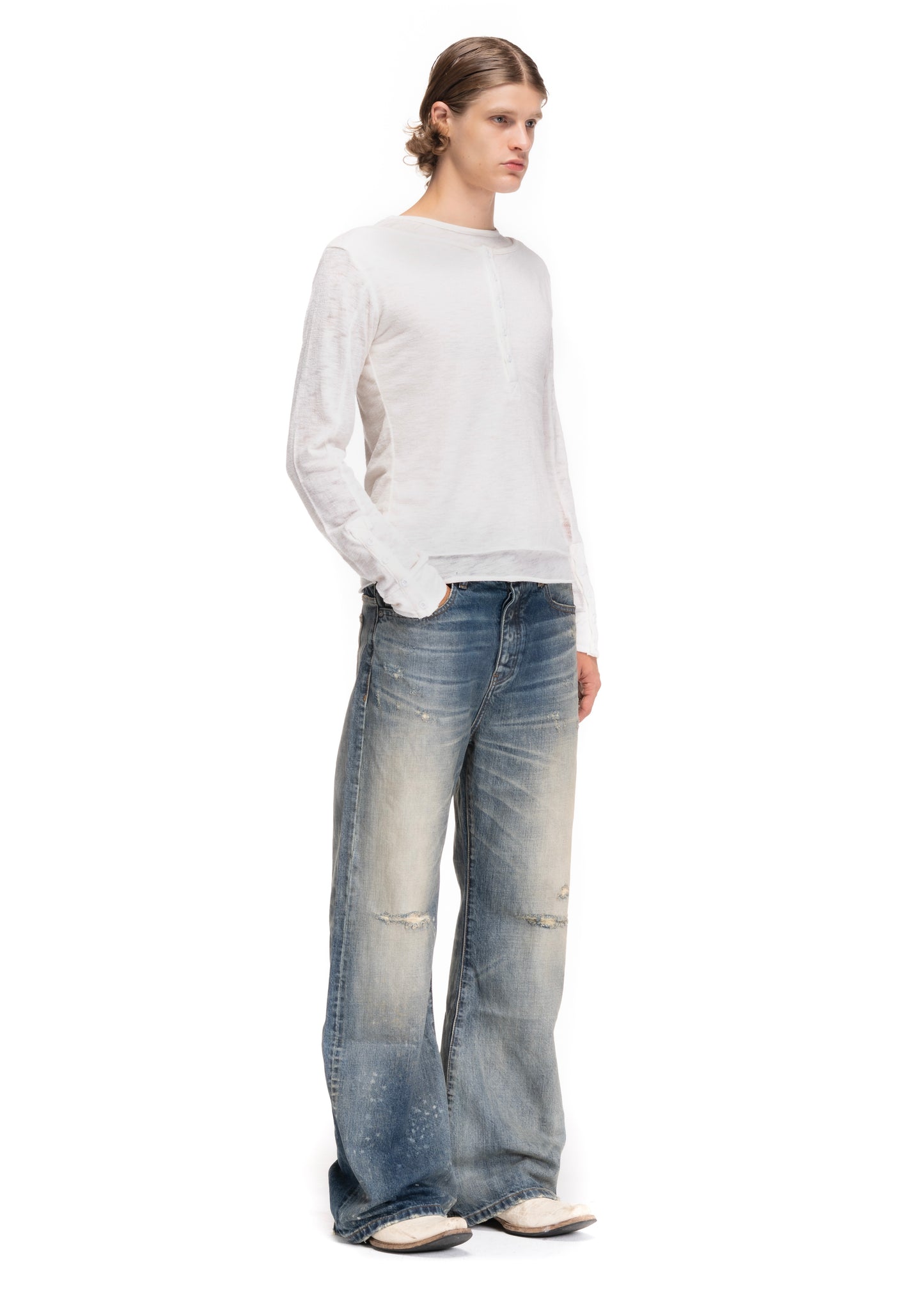 SEA SALT SELVEDGE DENIM BOOTCUT