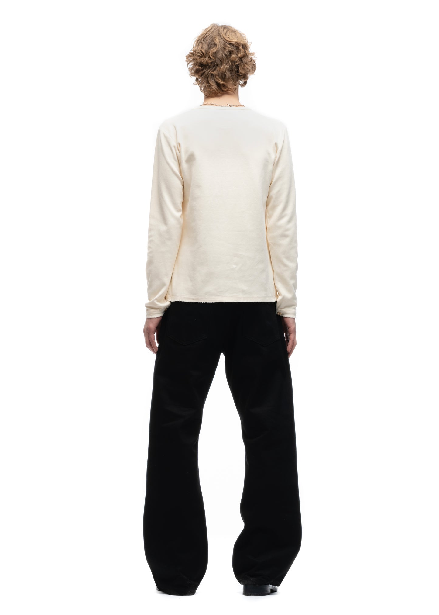 JAPANESE BUTTON-UP CARDIGAN CREAM