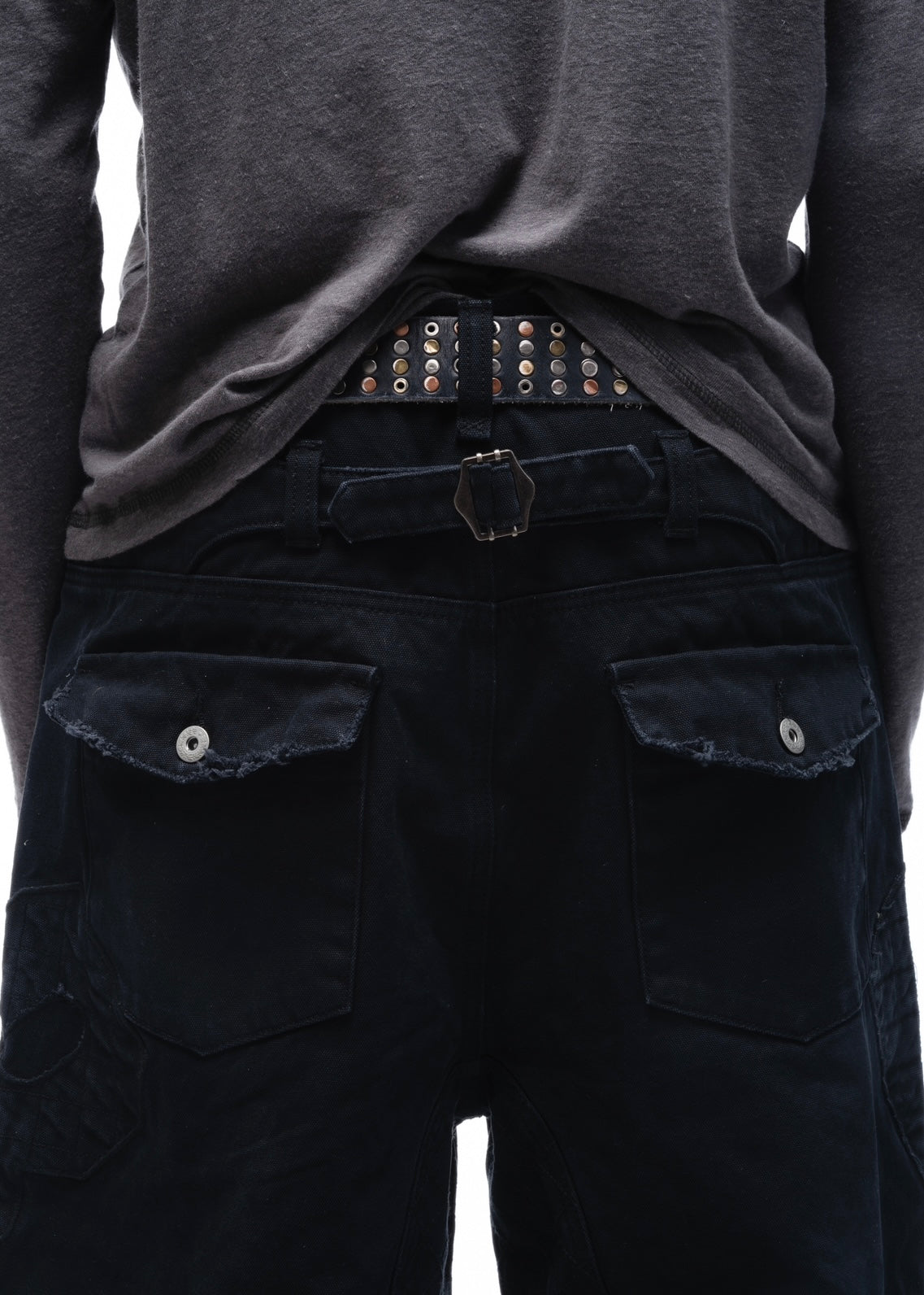 F8 REWORKED PANTS BLACK