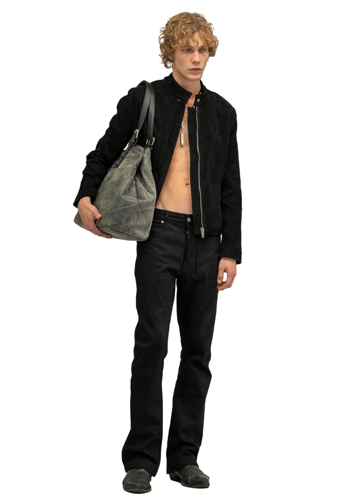 DRIVER ONE CUT SUEDE JACKET