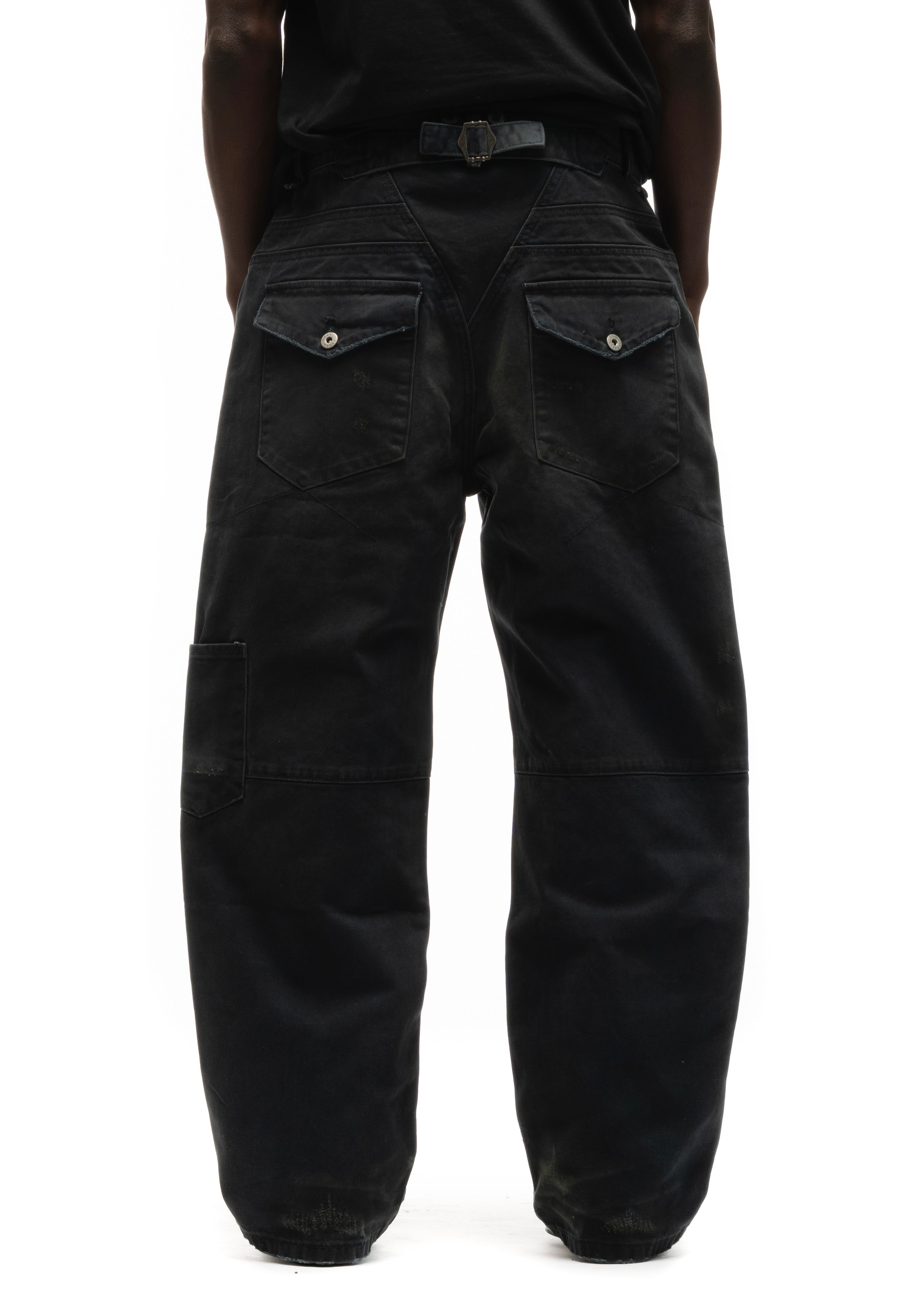 パンツ JAPANESE DOUBLE KNEE CUT BLACK JAPANESE DOUBLE KNEE CUT BLACK – NO/FAITH STUDIOS