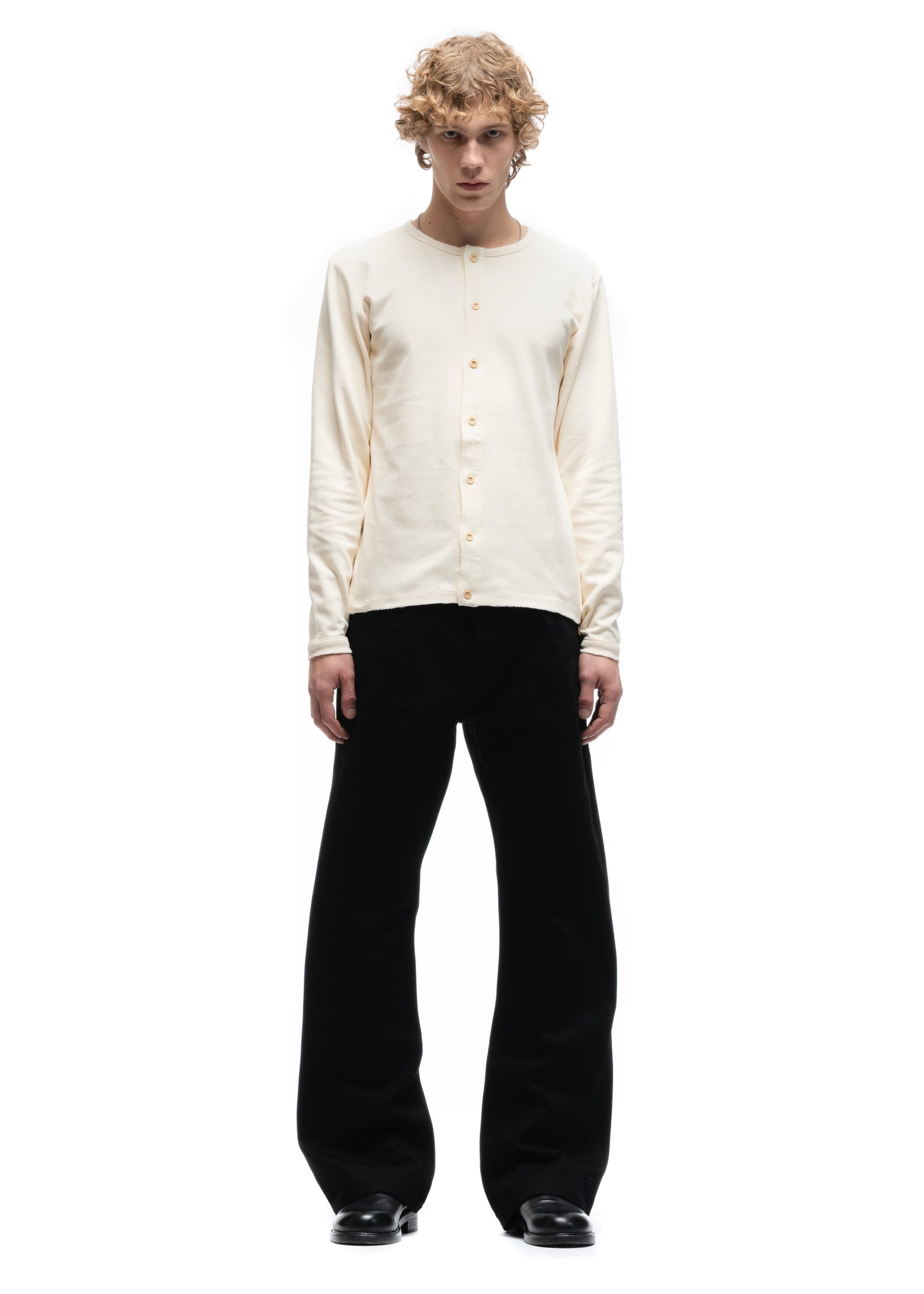 JAPANESE BUTTON-UP CARDIGAN CREAM