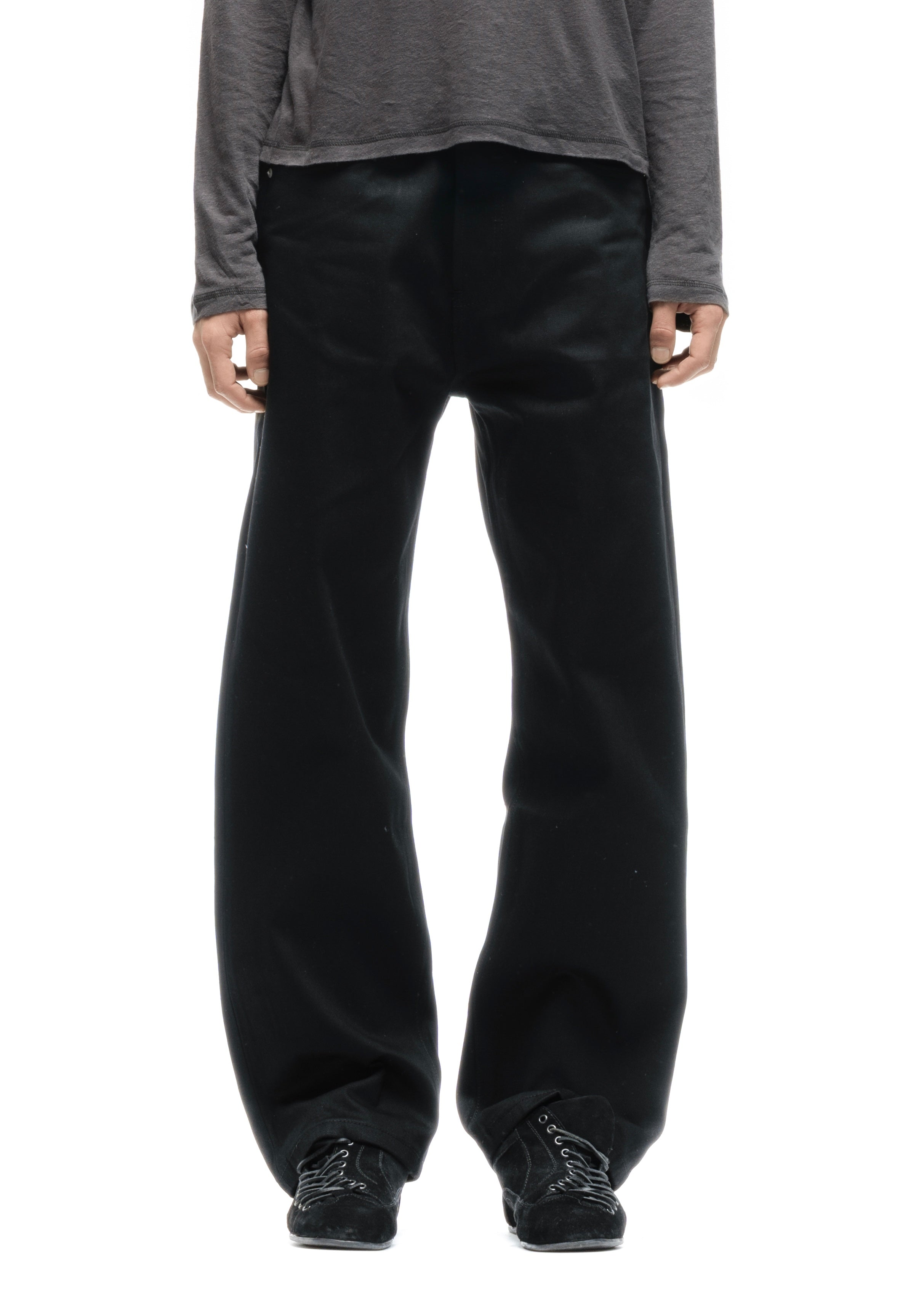 JAPANESE SELVEDGE REGULAR DENIM BLACK – NO/FAITH STUDIOS