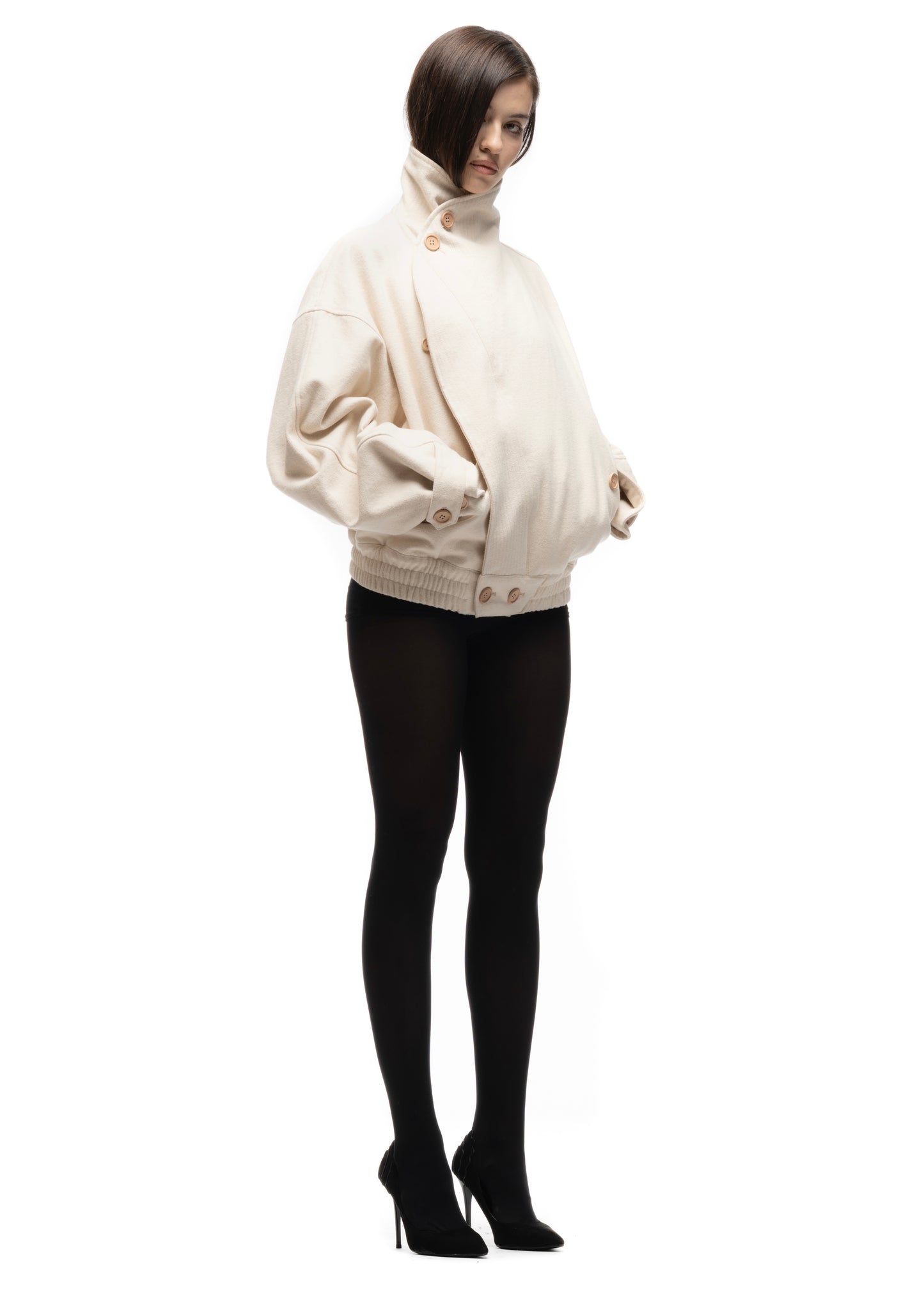 MOLESKIN JACKET WHITE FEMALE