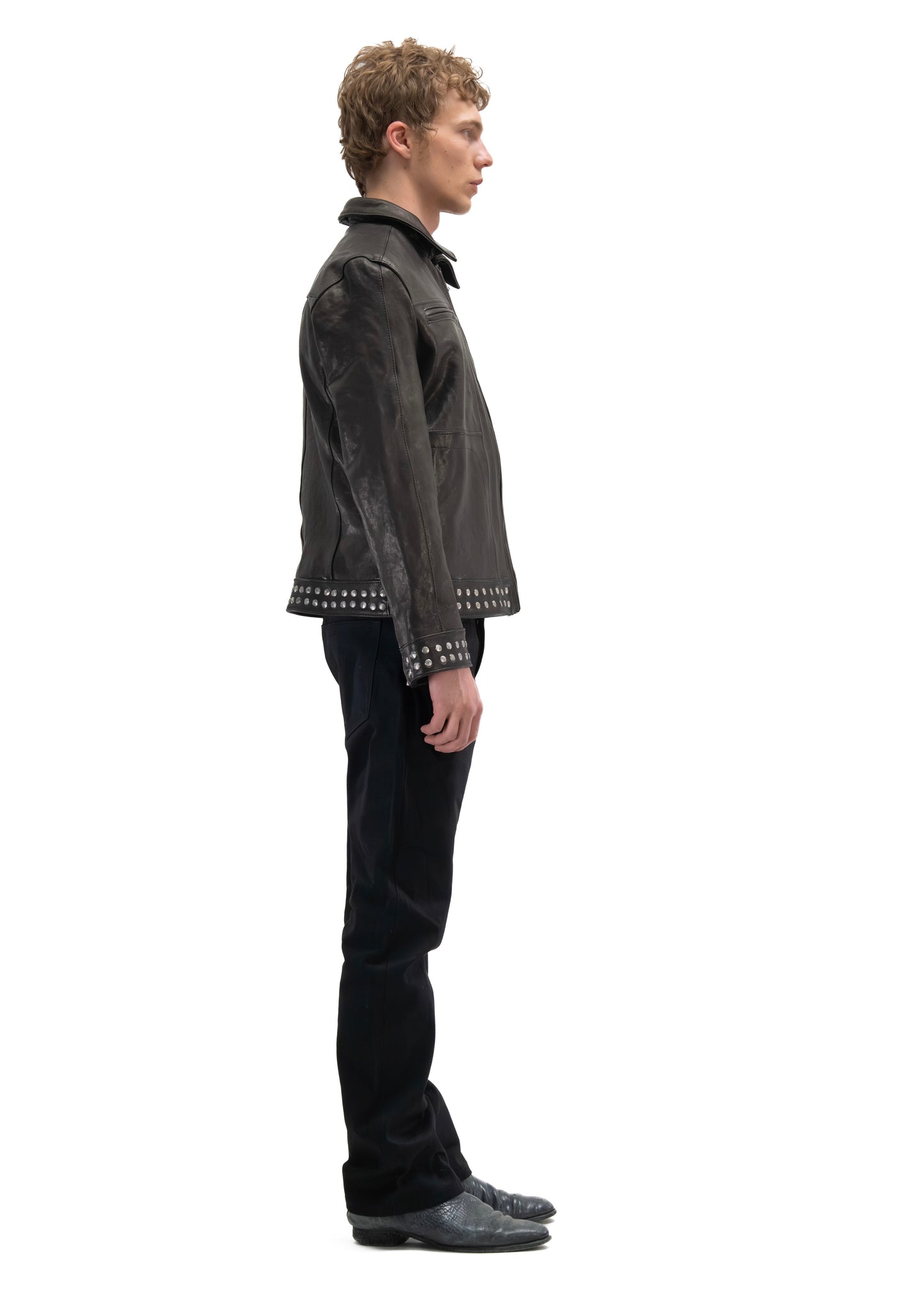 STUDDED HIGHWAY LEATHER JACKET