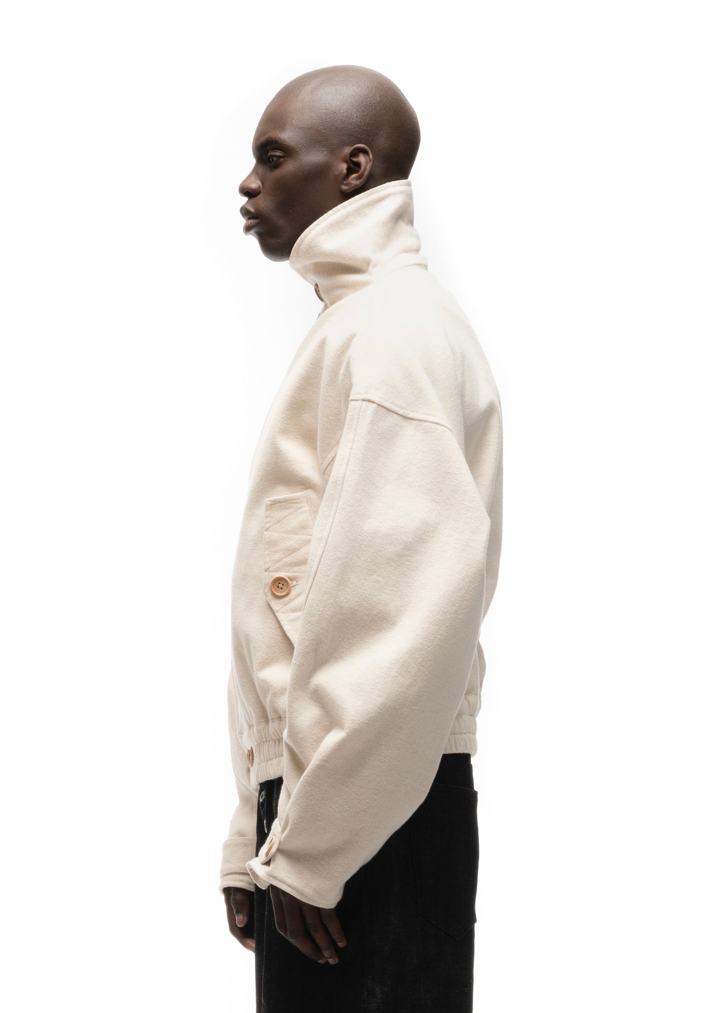MOLESKIN JACKET WHITE