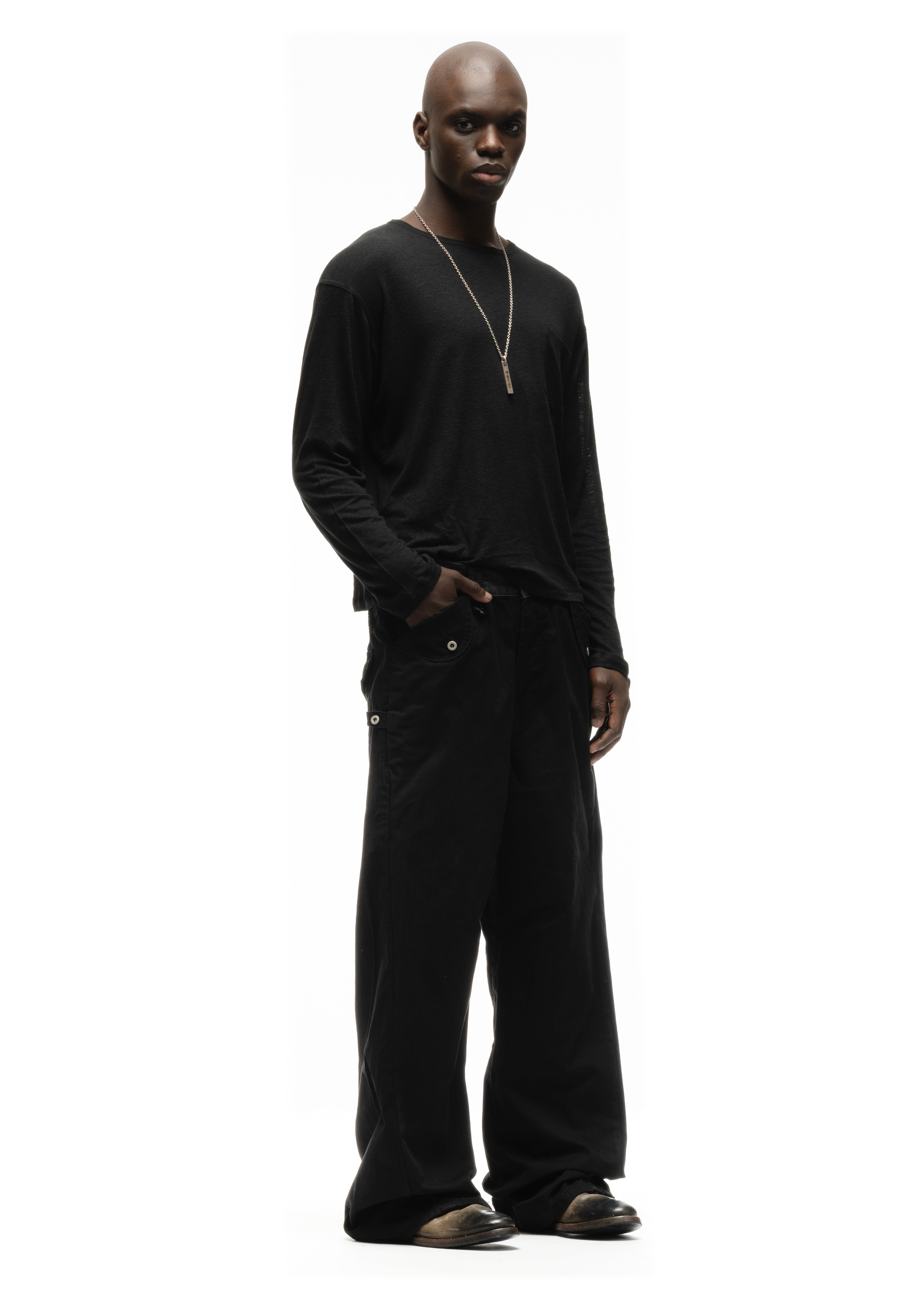 HERRINGBONE CUT BLACK – NO/FAITH STUDIOS