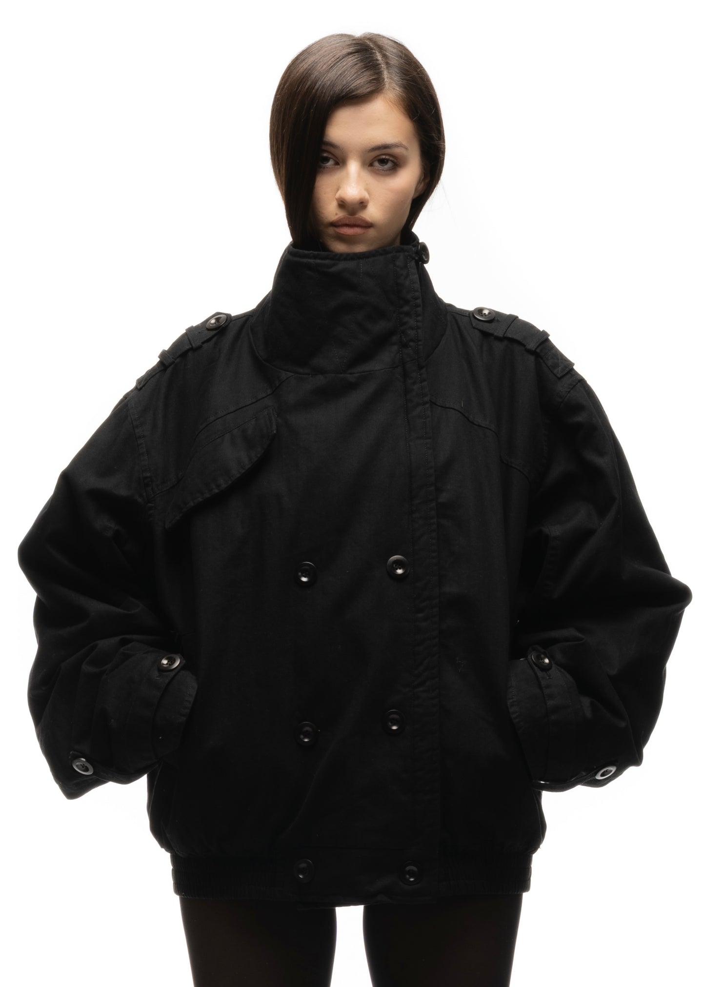 COMBAT PADDED PARKA BLACK FEMALE