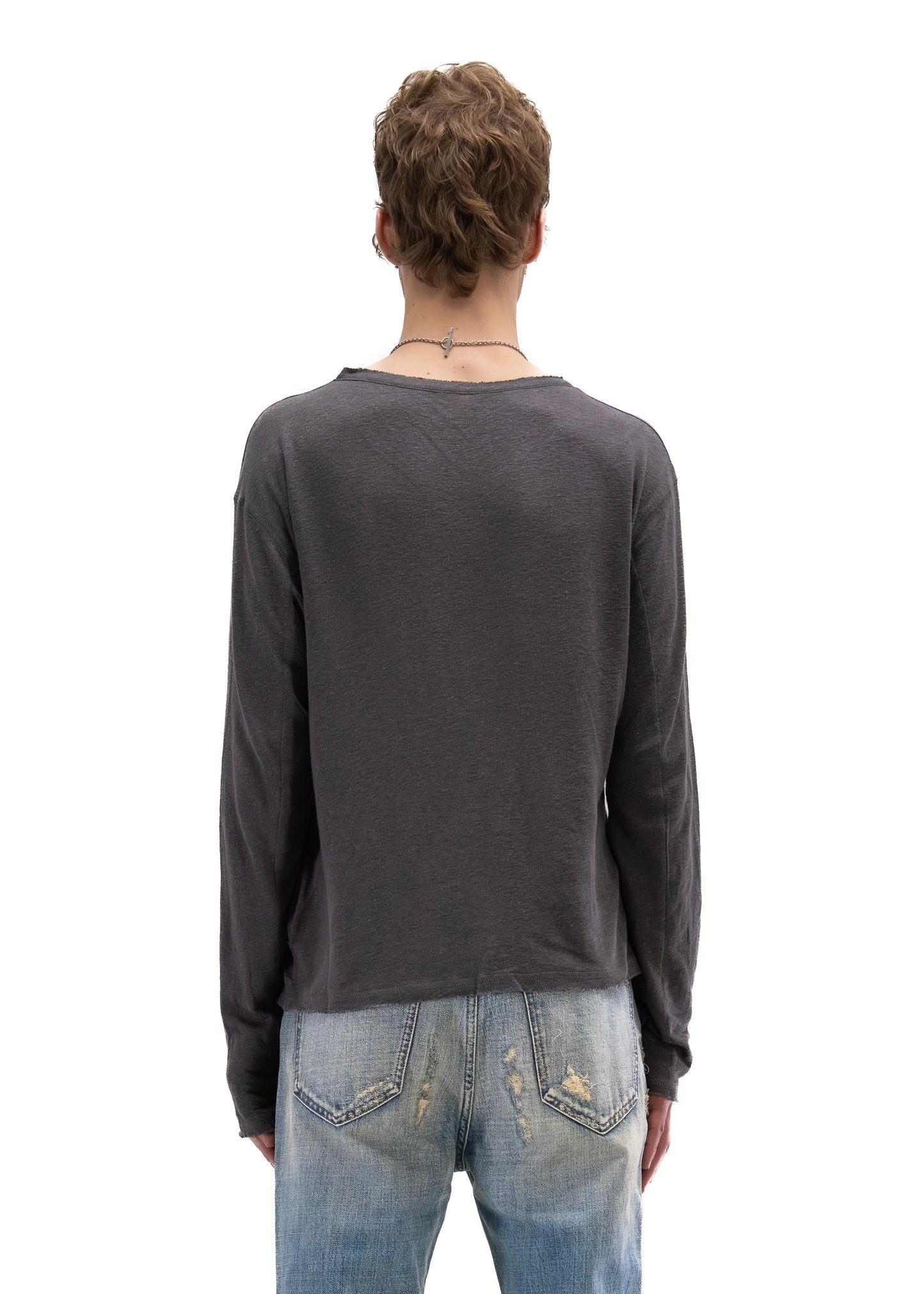 HERITAGE BUTTON-UP LONGSLEEVE GREY