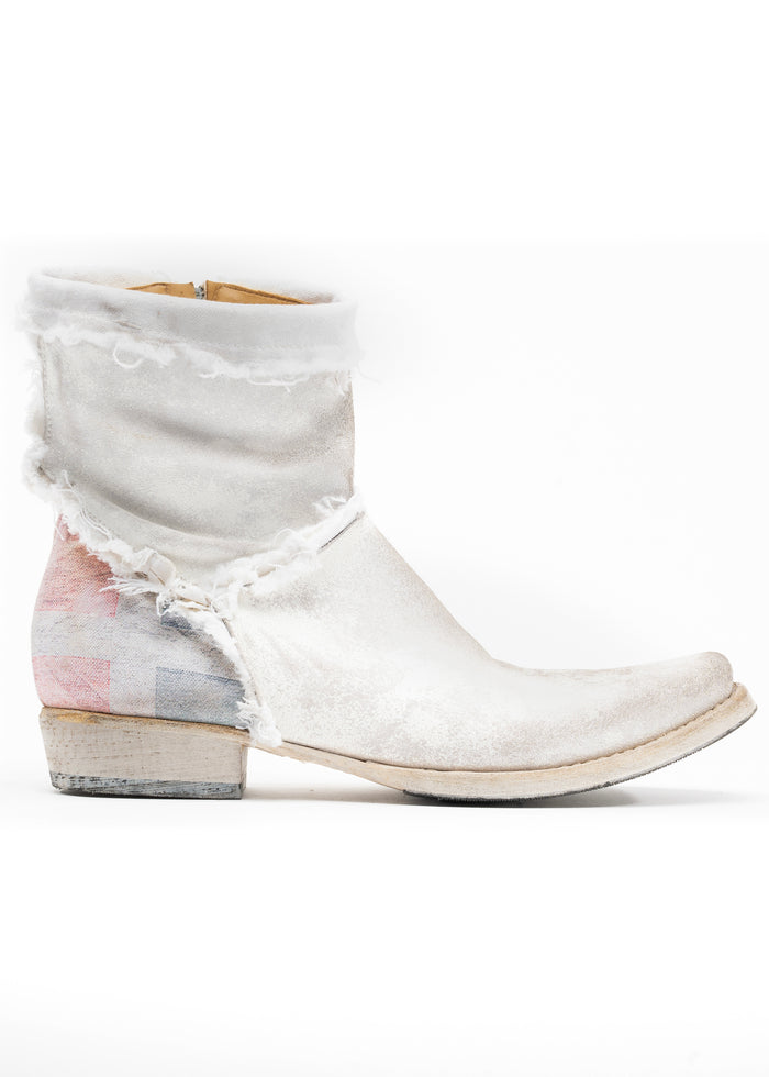 TEXAN BOOTS FLAG WHITE