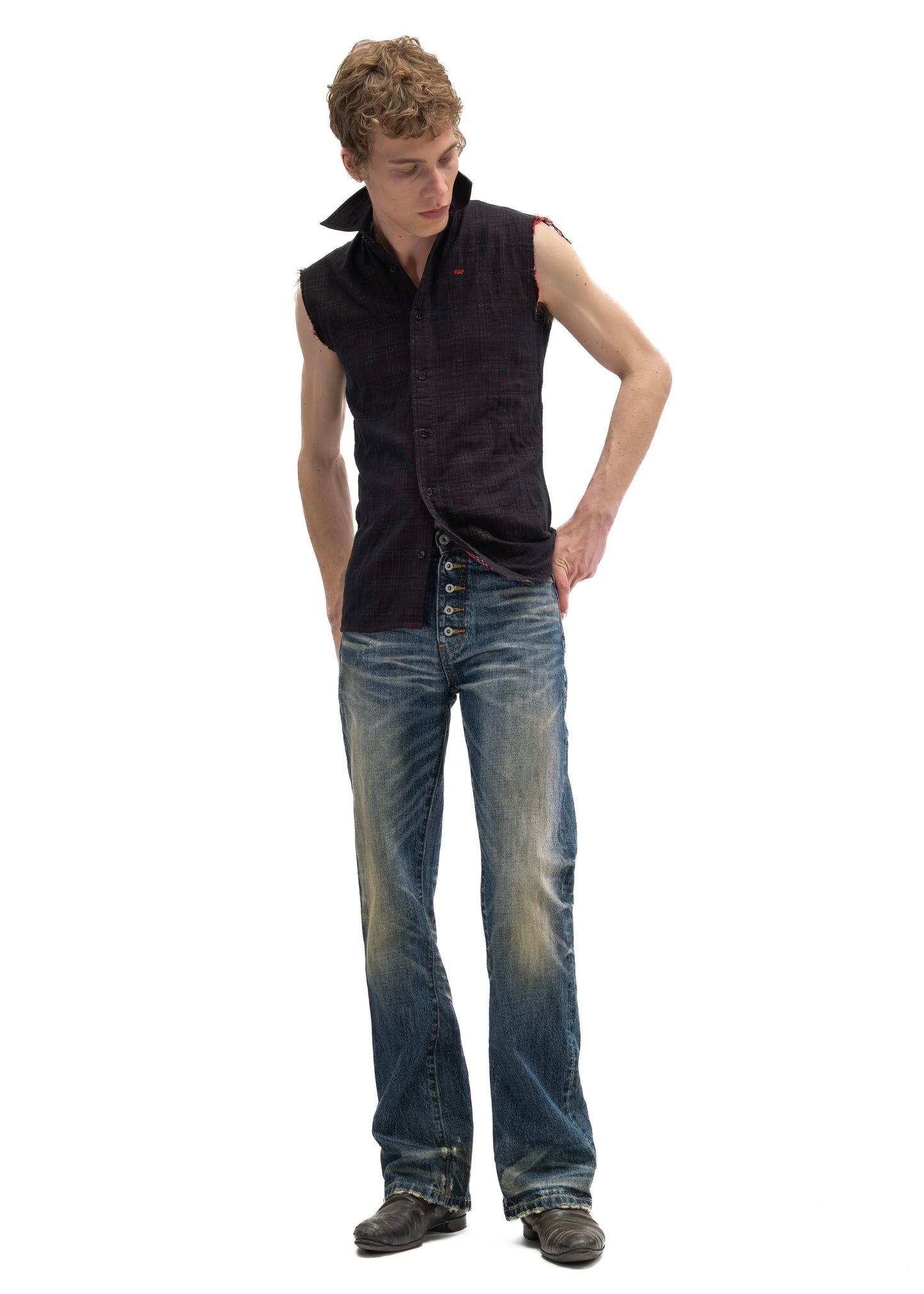 GRAIN SELVEDGE BOOTCUT DENIM