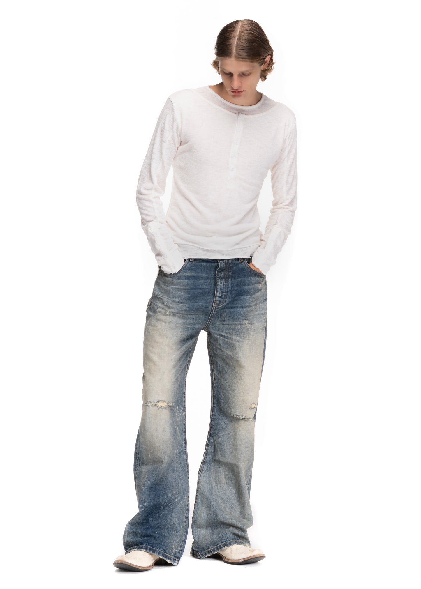 SEA SALT SELVEDGE DENIM BOOTCUT