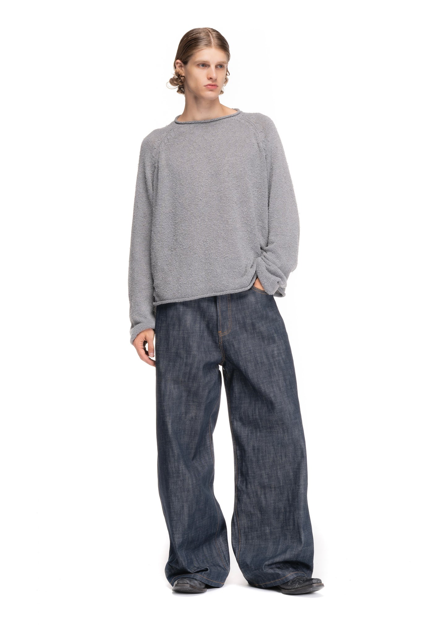 BASIC RAW DENIM JAPANESE ULTRA LOOSE FIT