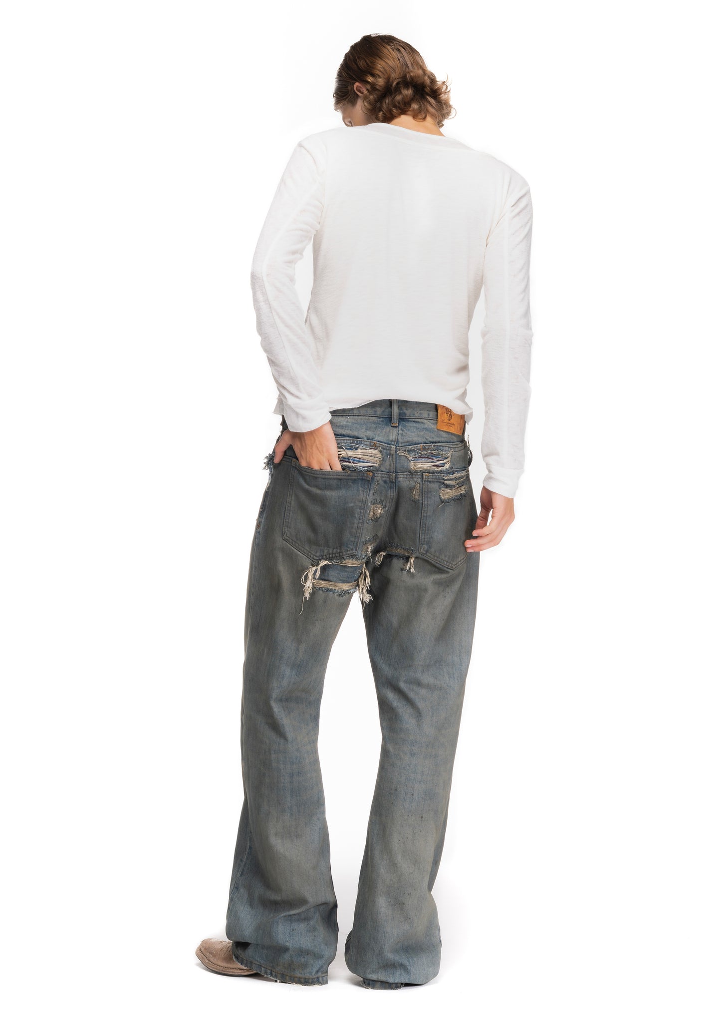 REWORKED SELVEDGE BOOTCUT DENIM