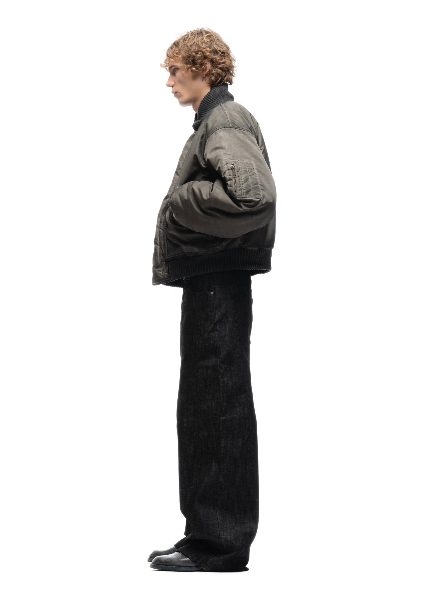 REVERSIBLE BASIC ONYX BOMBER JACKET BEIGE