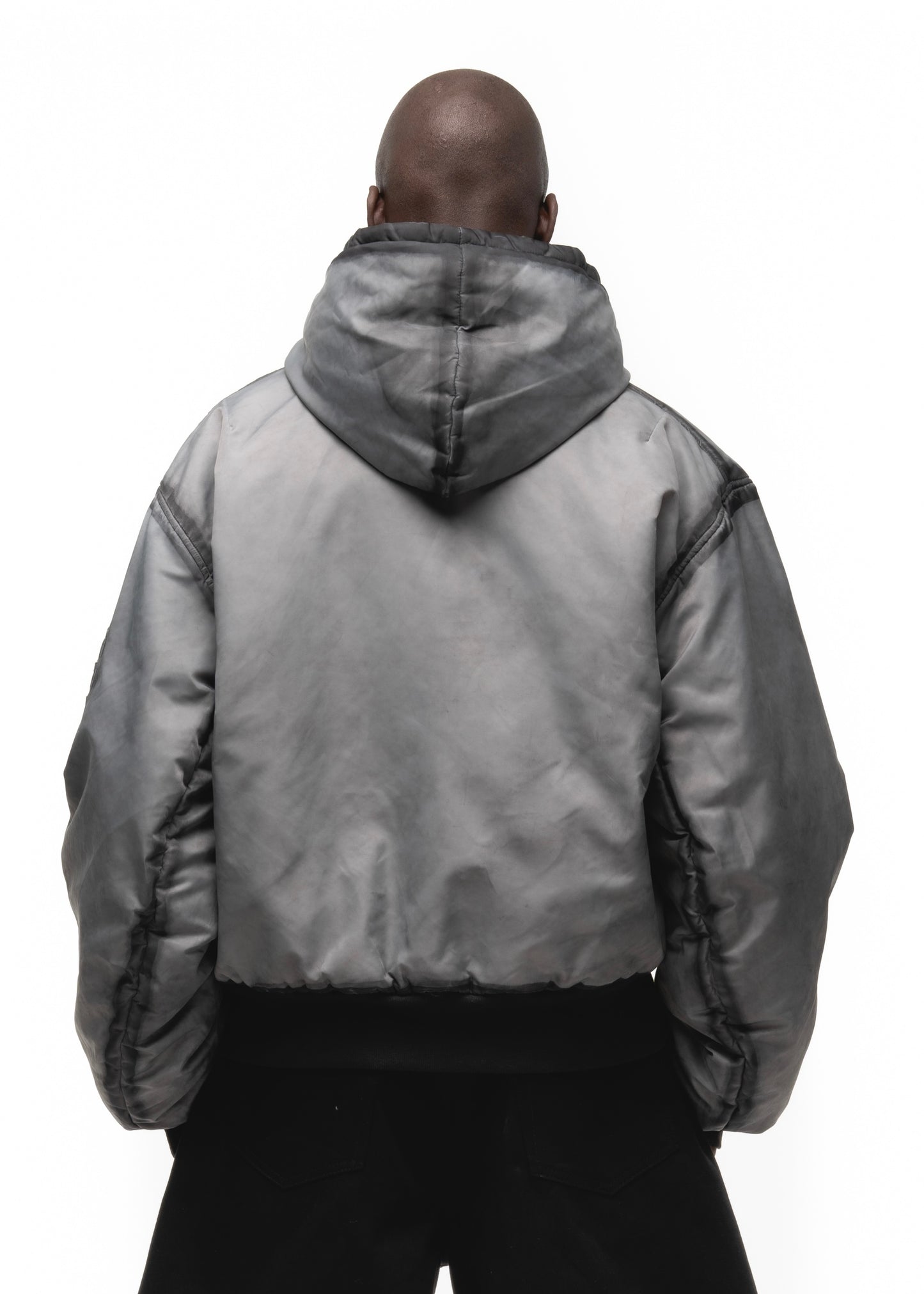 REVERSIBLE ONYX BOMBER JACKET GREY