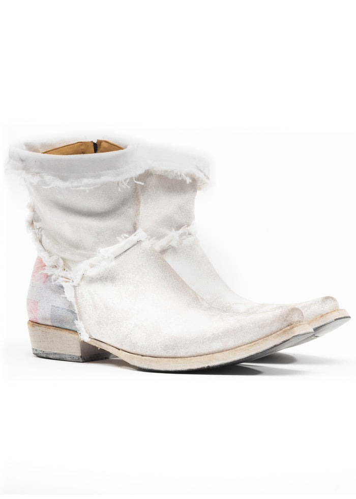 TEXAN BOOTS FLAG WHITE