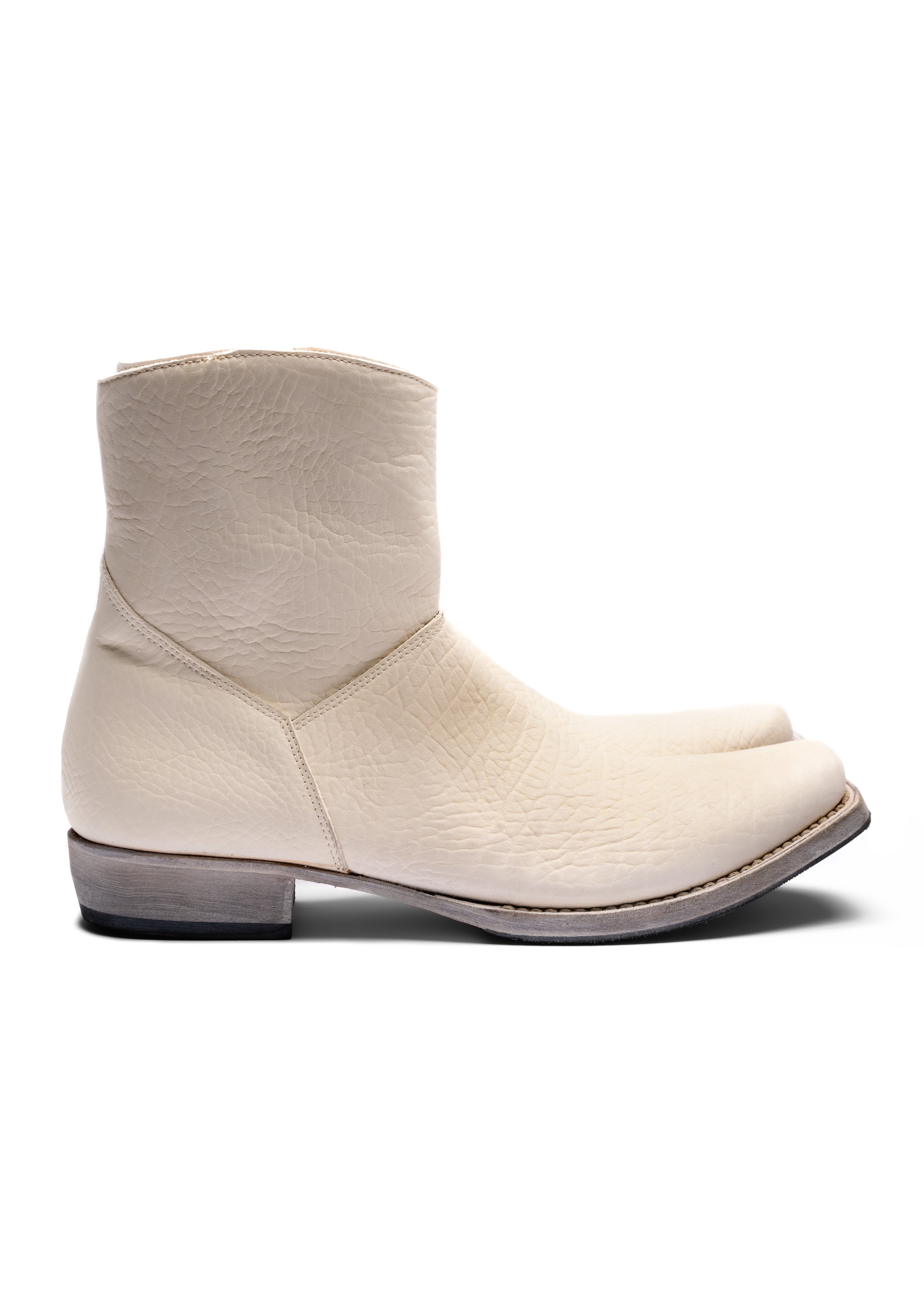 WHITE CONCRETE TEXAN BOOTS – NO/FAITH STUDIOS
