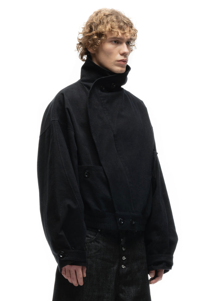 MOLESKIN JACKET BLACK