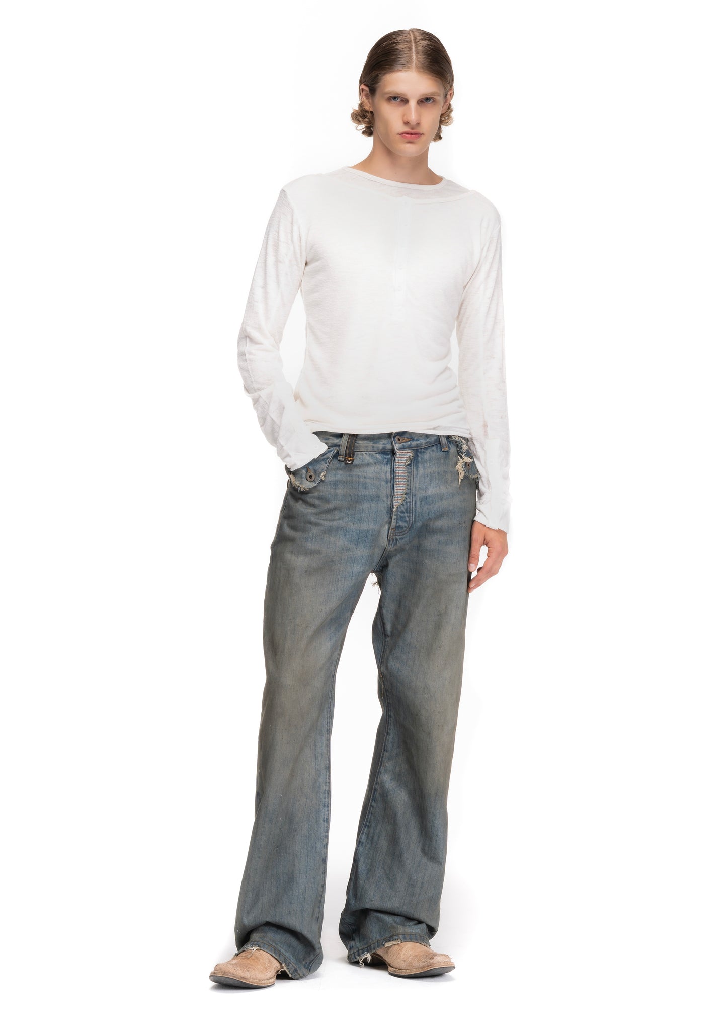 REWORKED SELVEDGE BOOTCUT DENIM