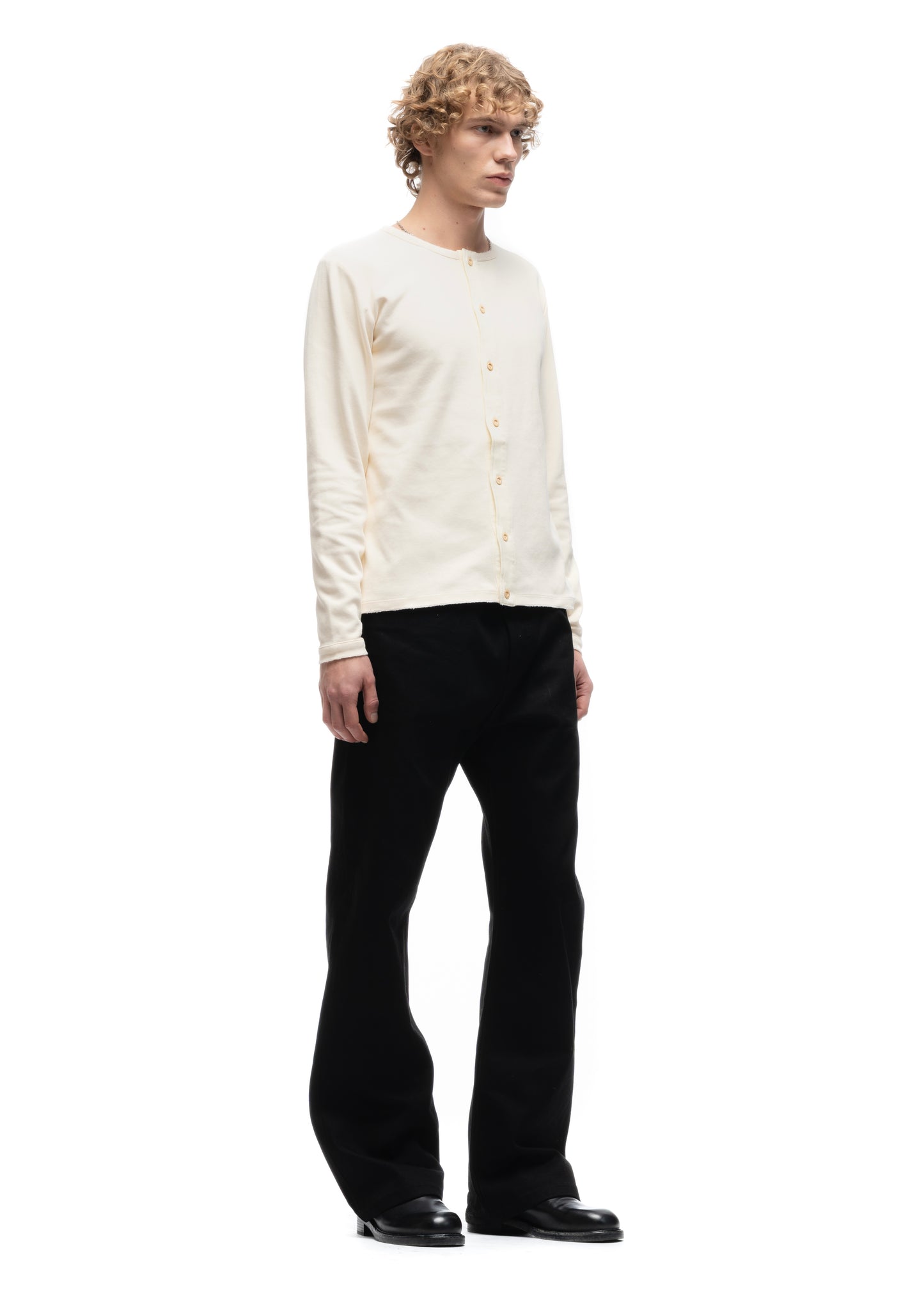 JAPANESE BUTTON-UP CARDIGAN CREAM