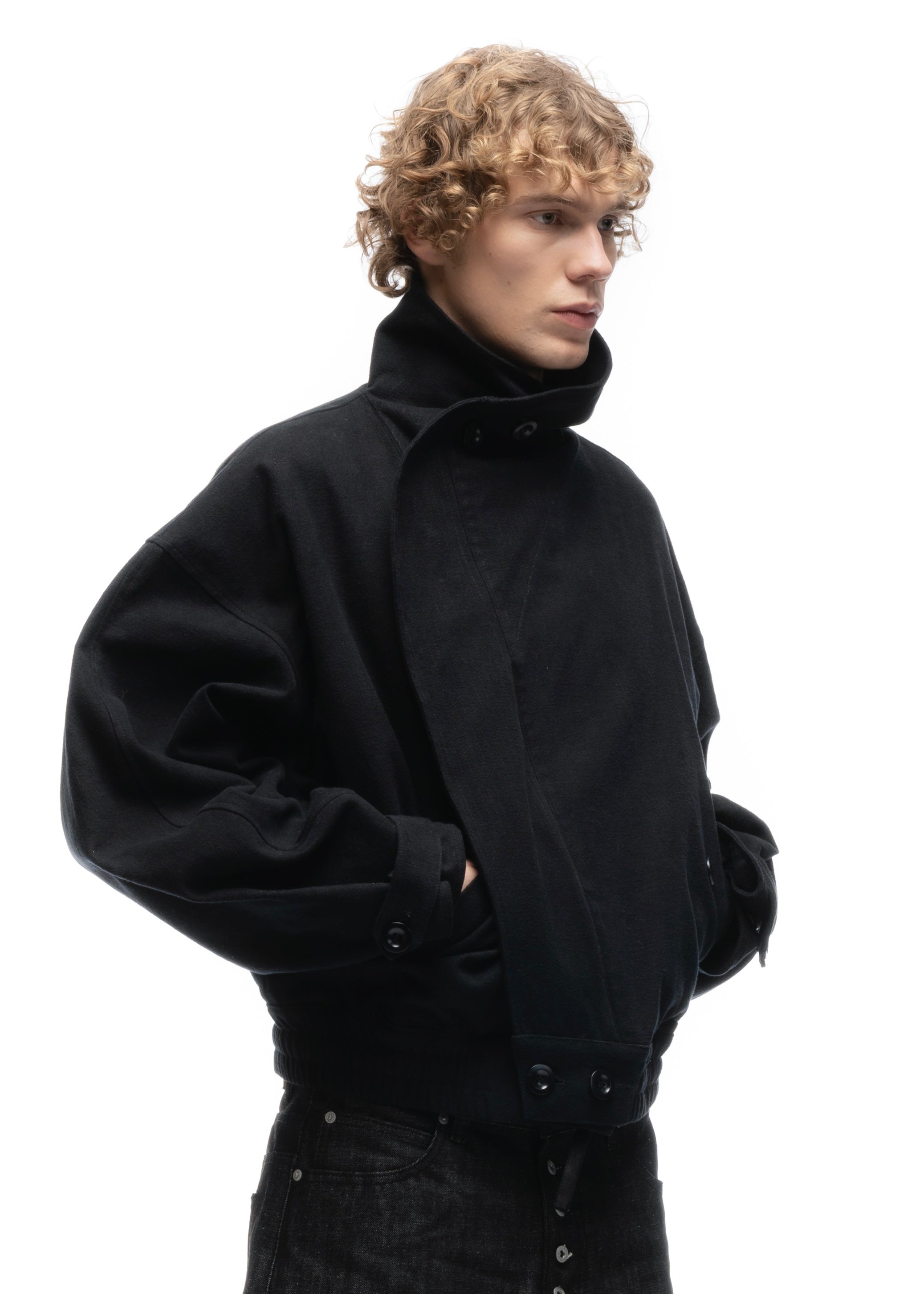 MOLESKIN JACKET BLACK – NO/FAITH STUDIOS