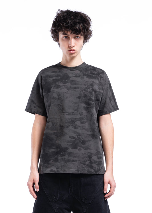 CAMO MONOGRAM T-SHIRT BLACK