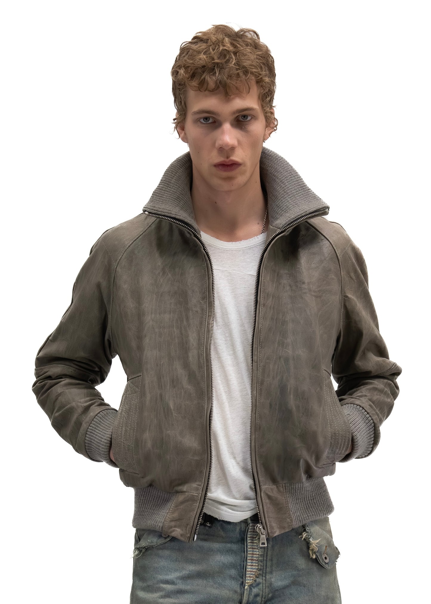 DUST ONE CUT LEATHER JACKET