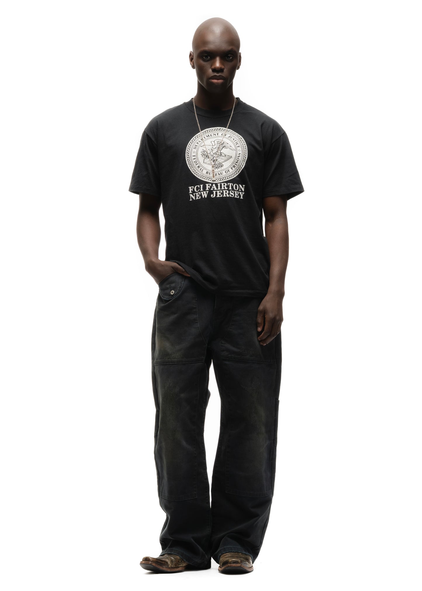 JAPANESE DOUBLE KNEE CUT BLACK