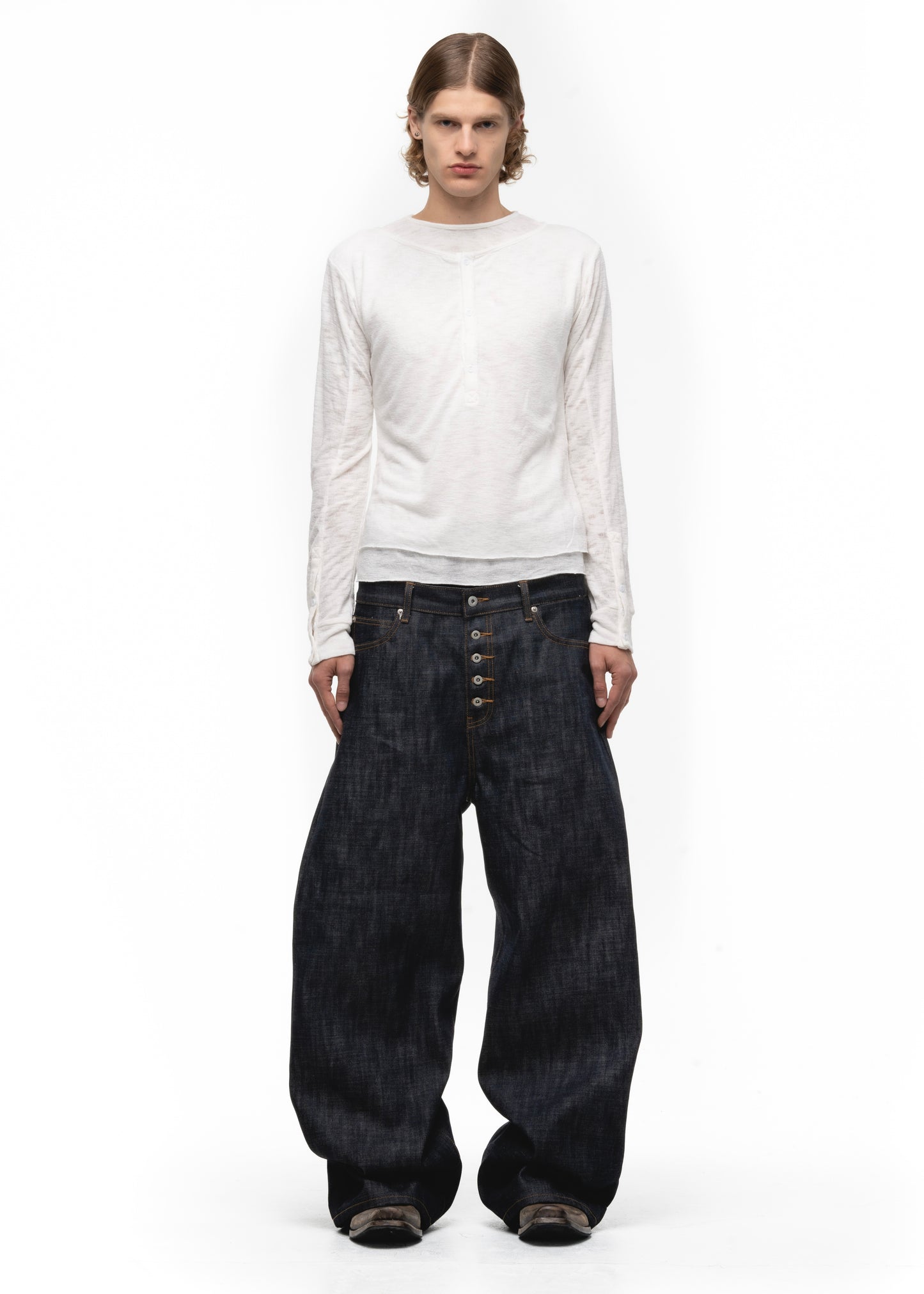 RAW DENIM JAPANESE LOOSE FIT BLUE