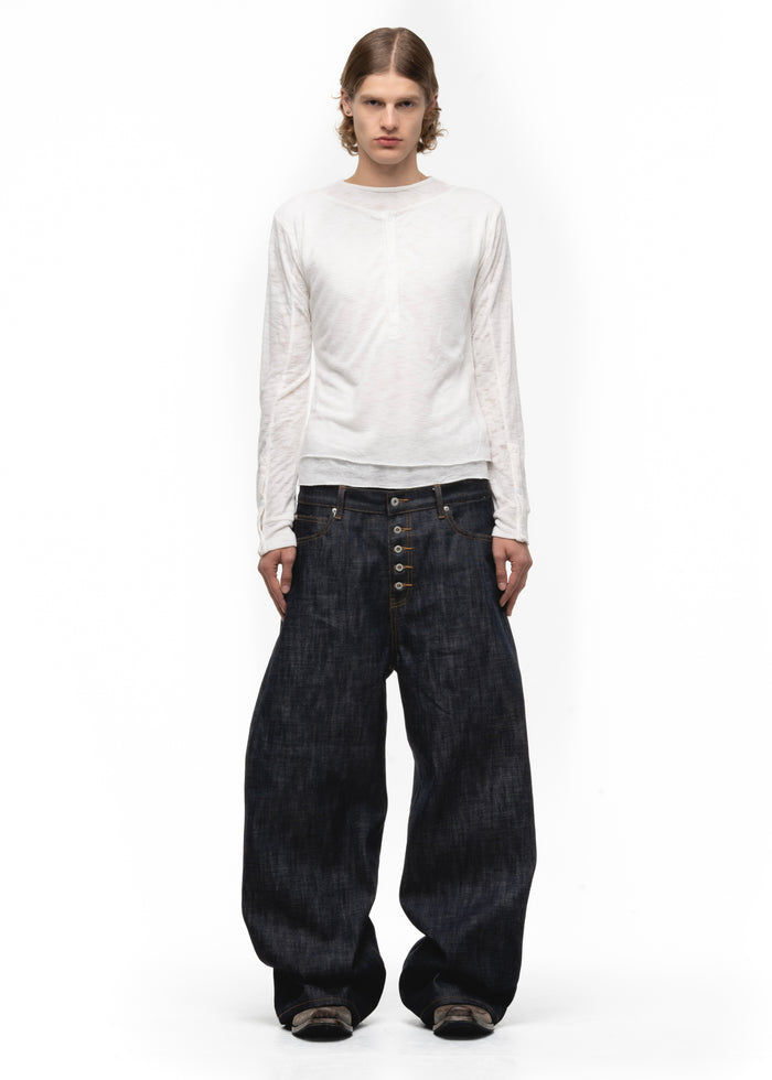 RAW DENIM JAPANESE LOOSE FIT BLUE
