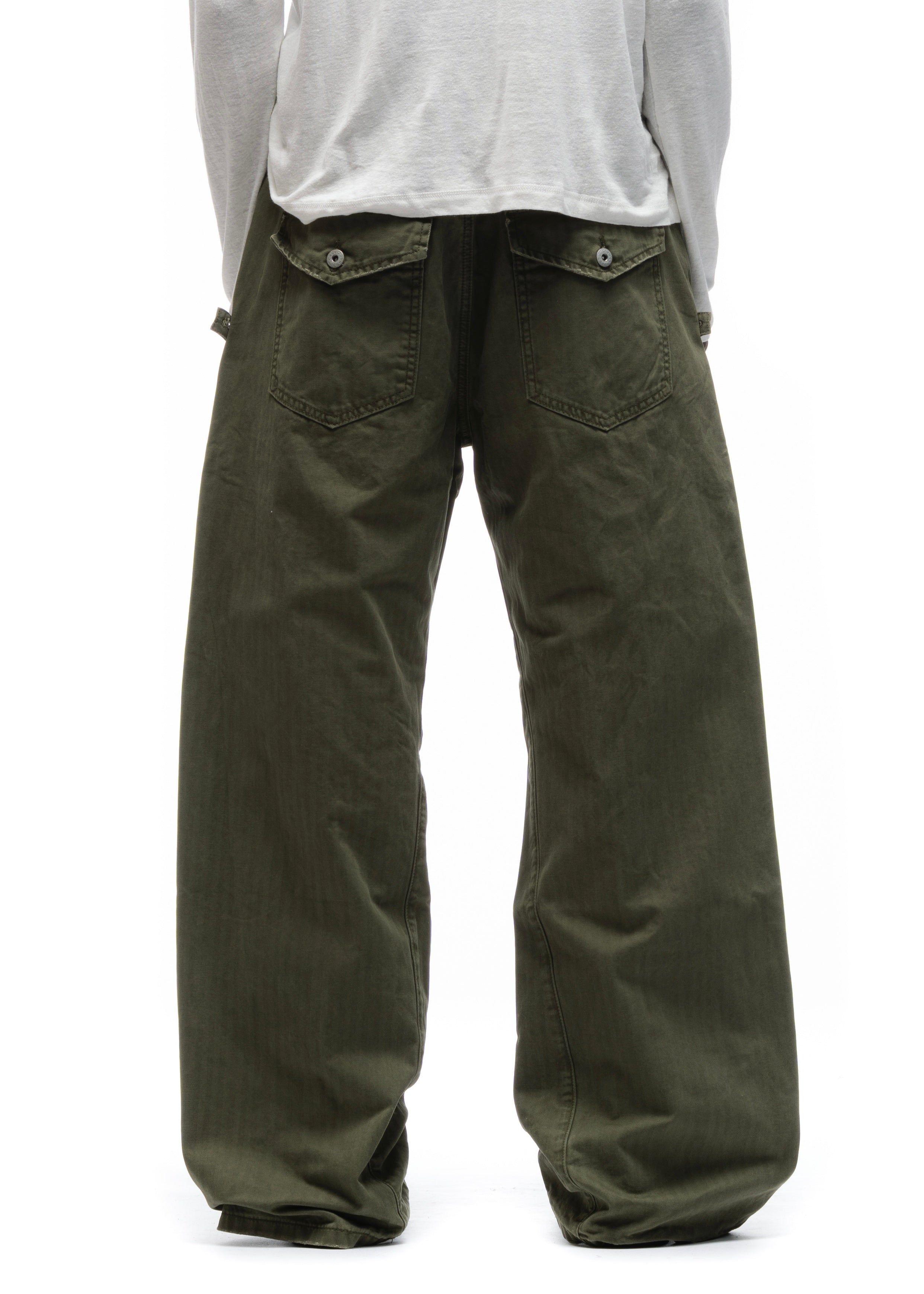 HERRINGBONE CUT KHAKI – NO/FAITH STUDIOS