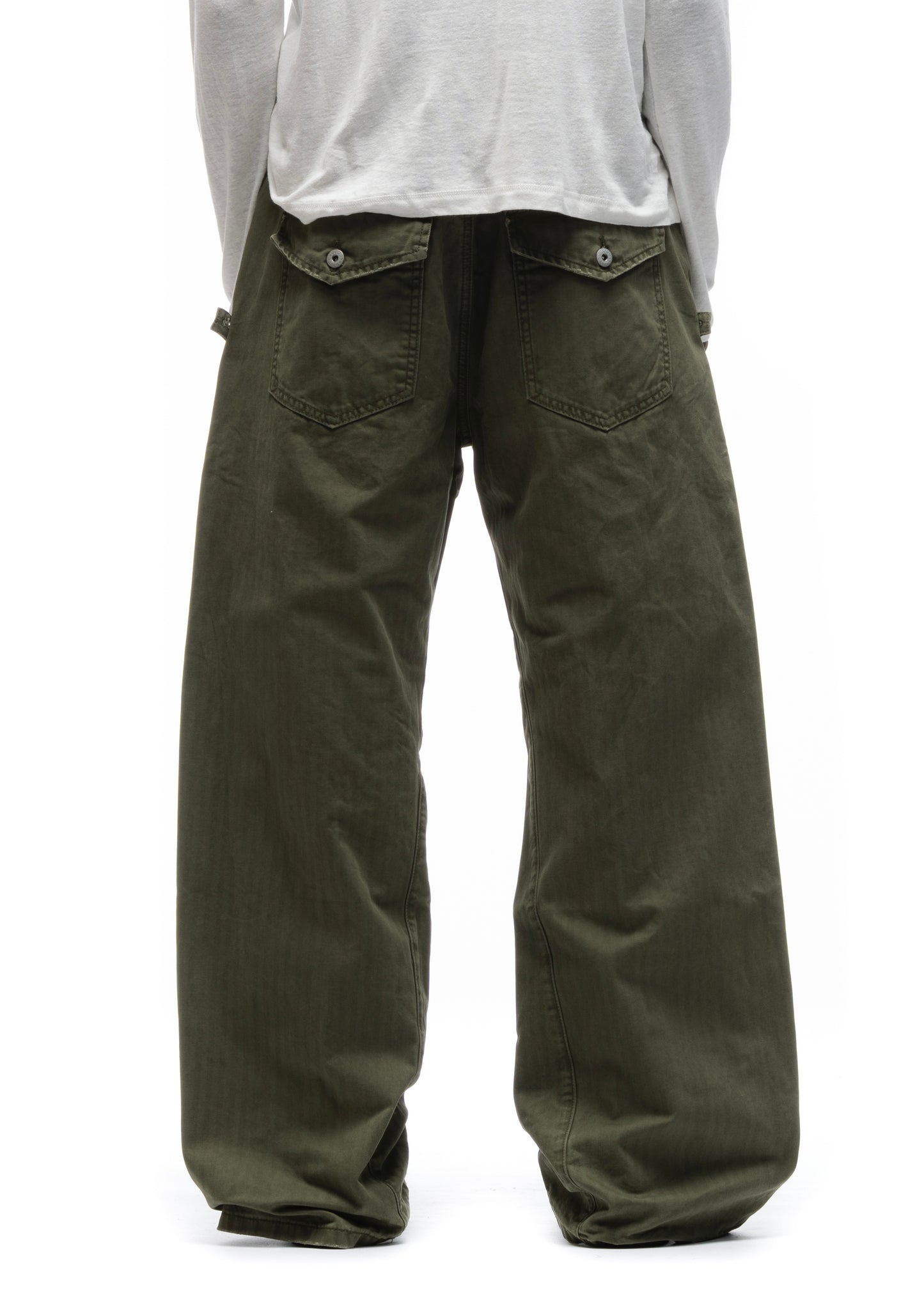 HERRINGBONE CUT KHAKI