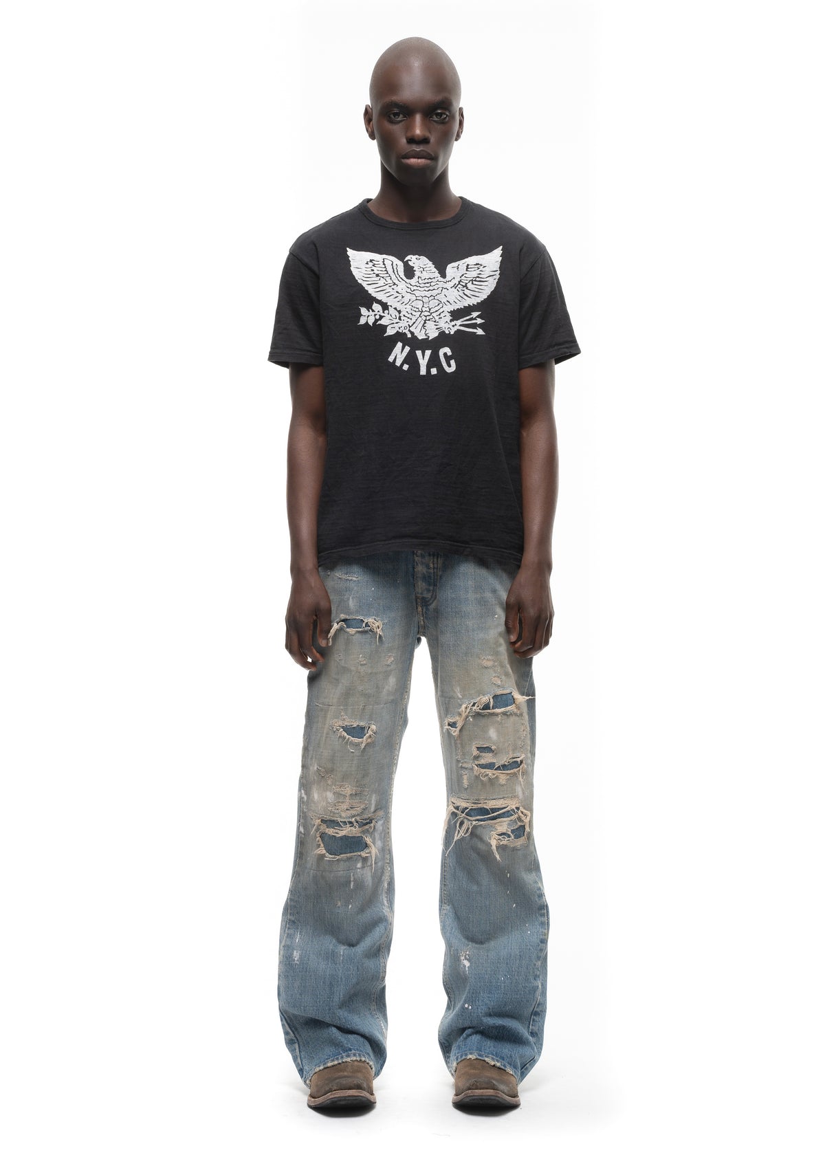 ITALIAN SEWN & WORN BOOTCUT DENIM