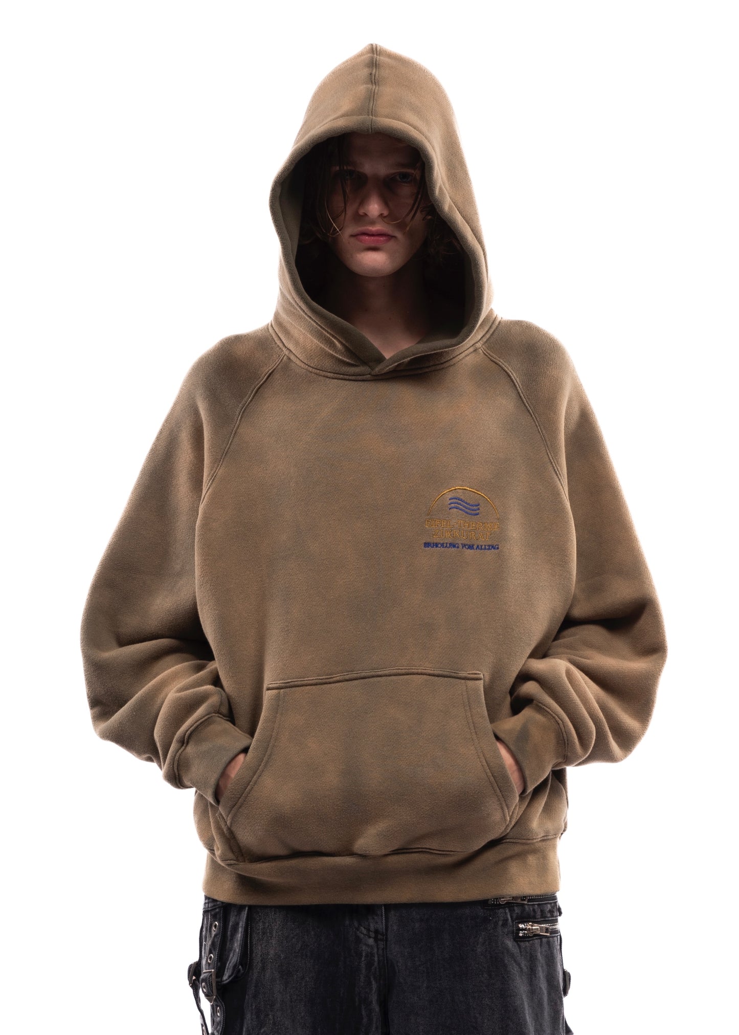 EIFEL-THERME HEAVY HOODIE WASHED OUT KHAKI