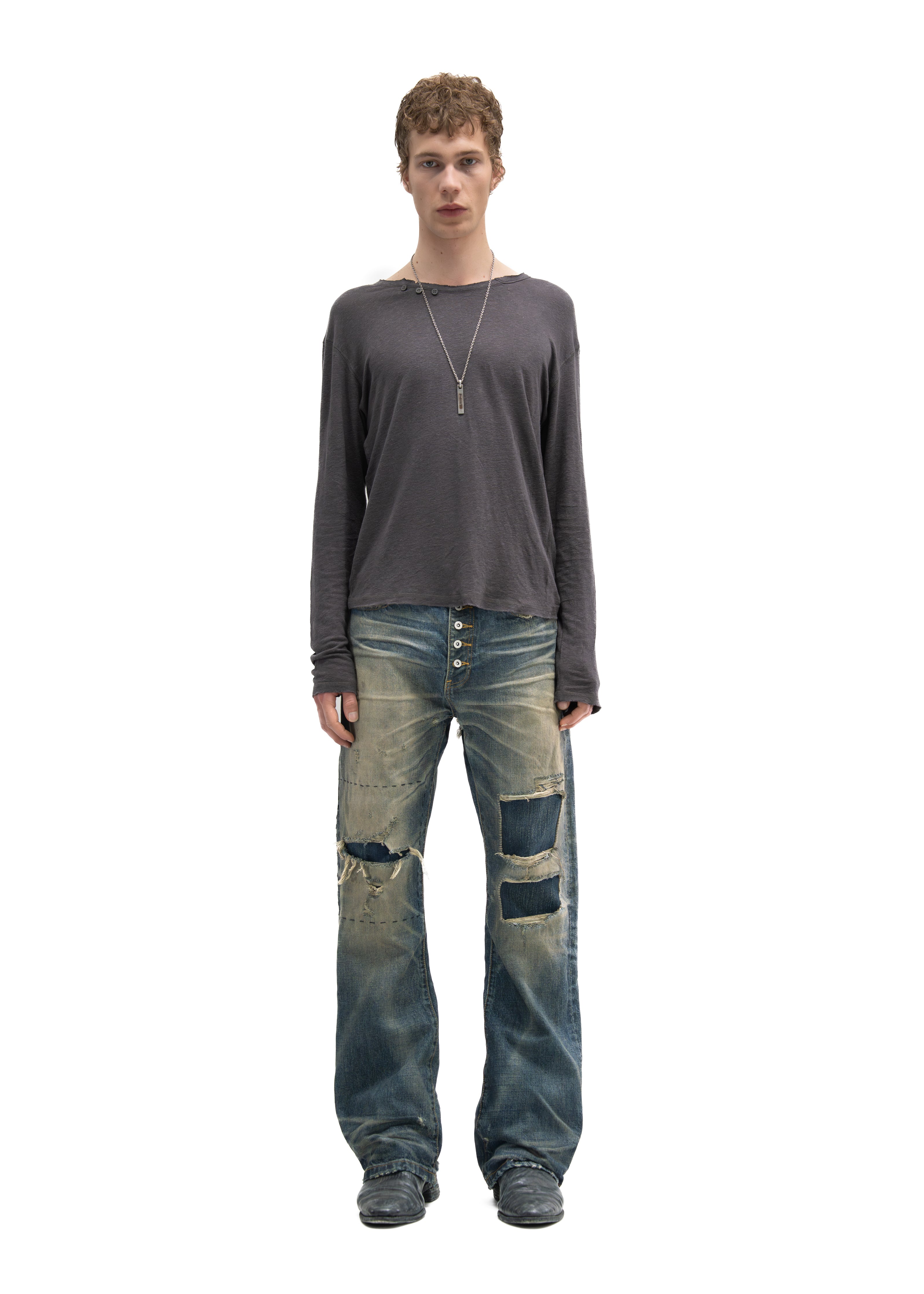 DUSTLAND SELVEDGE BOOTCUT DENIM – NO/FAITH STUDIOS