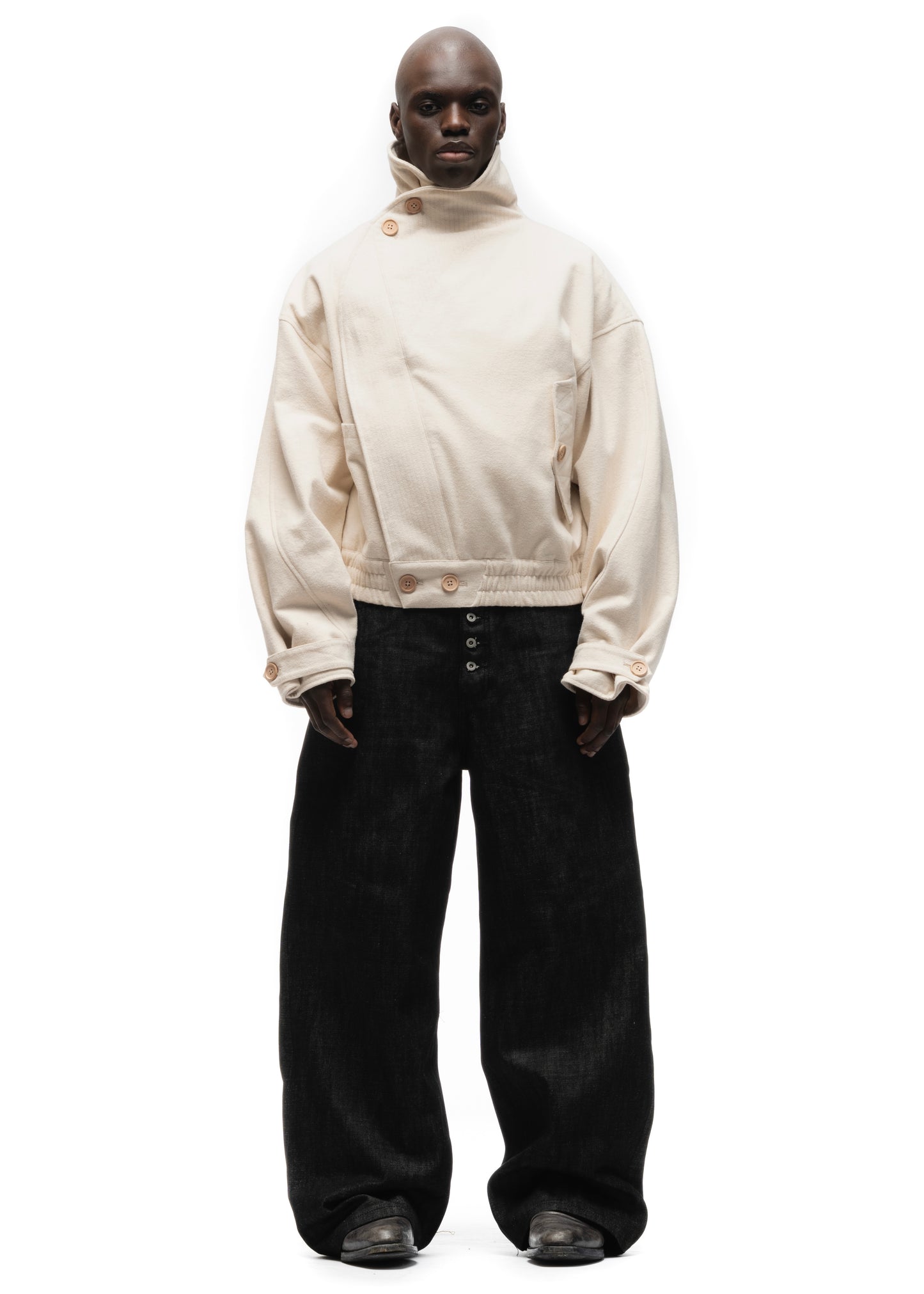 MOLESKIN JACKET WHITE