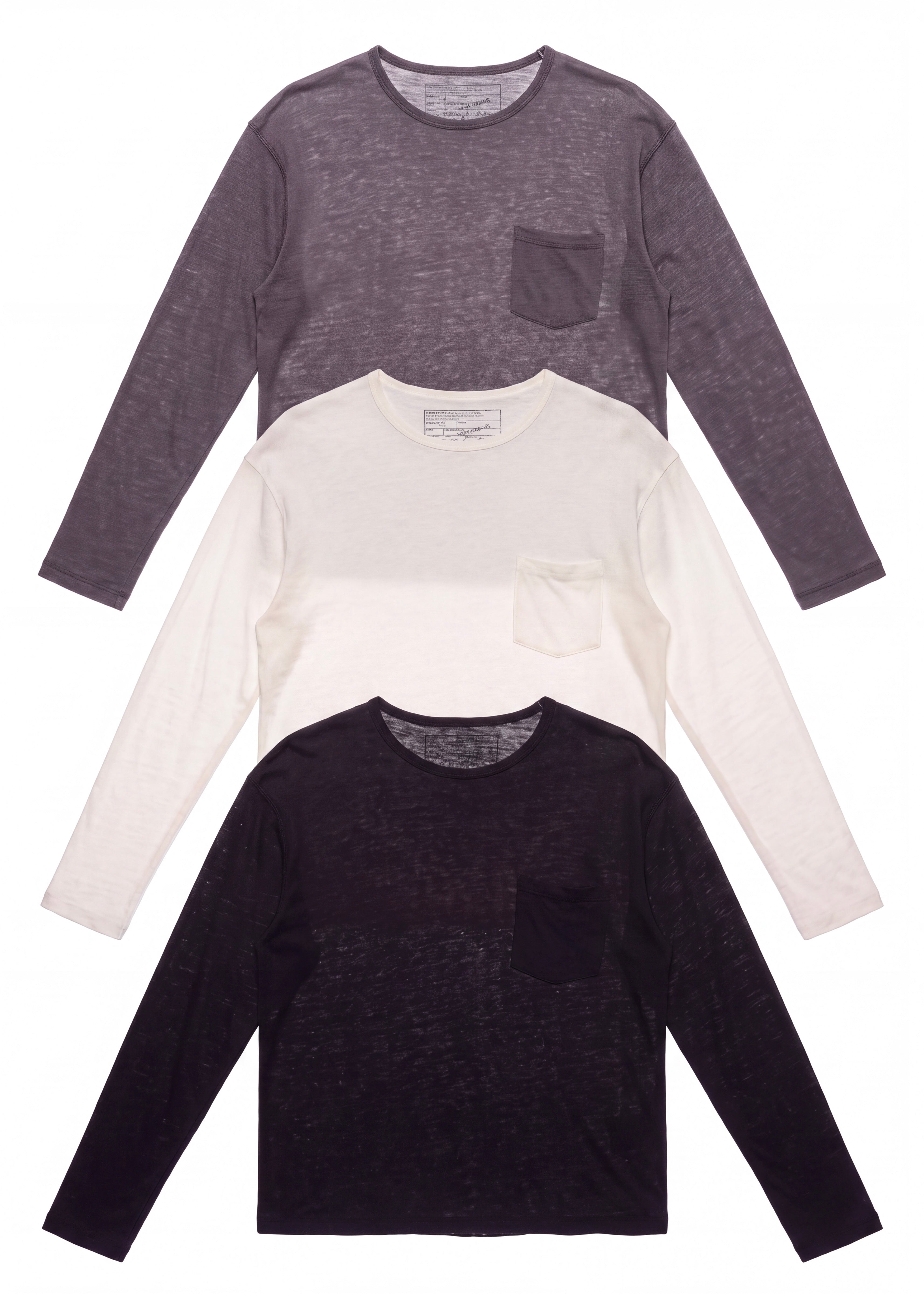 BASIC STRUCTURED LONGSLEEVE 3-PACK – NO/FAITH STUDIOS