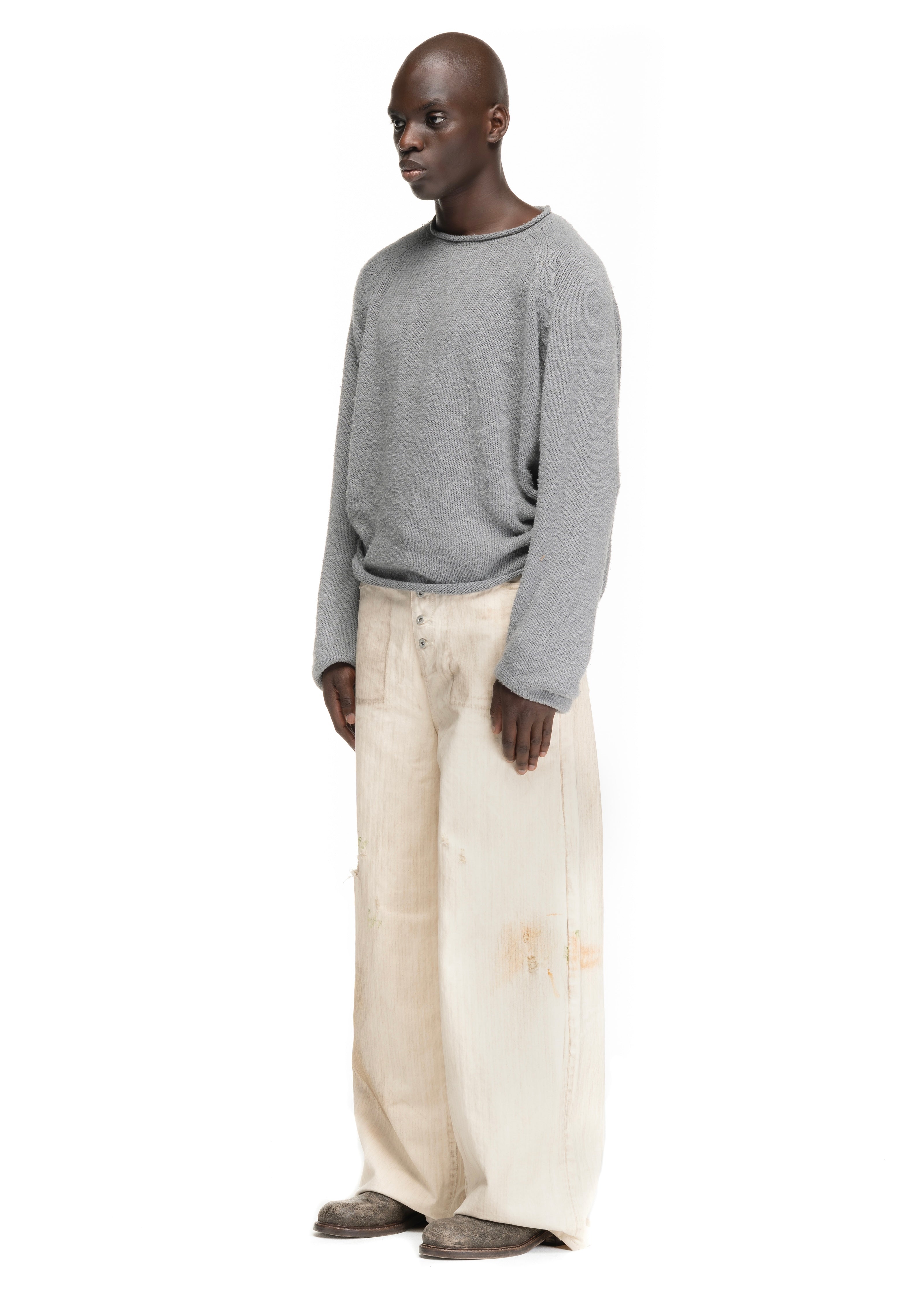 CHALK CARPENTER DENIM LOOSE FIT – NO/FAITH STUDIOS