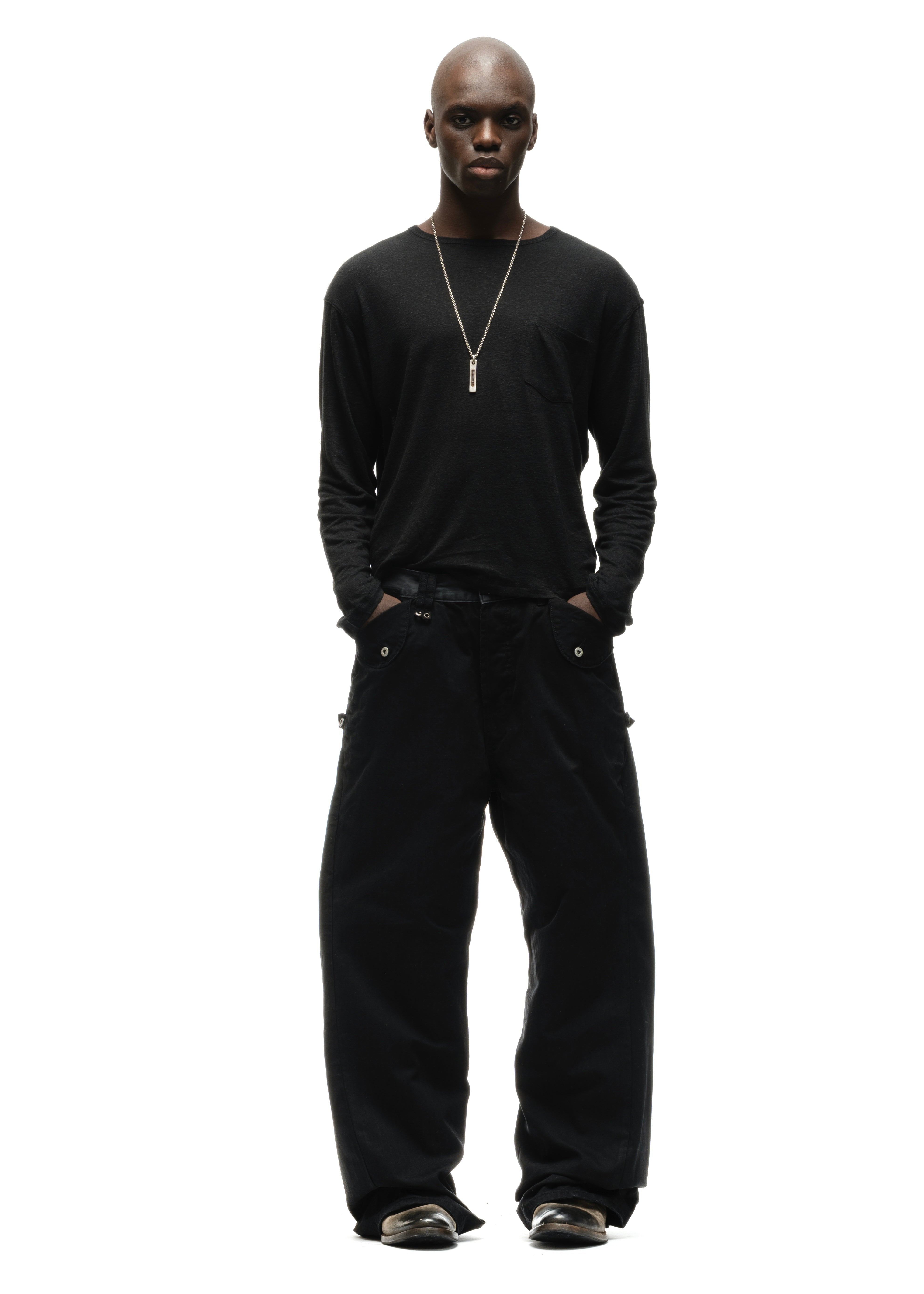 HERRINGBONE CUT BLACK – NO/FAITH STUDIOS