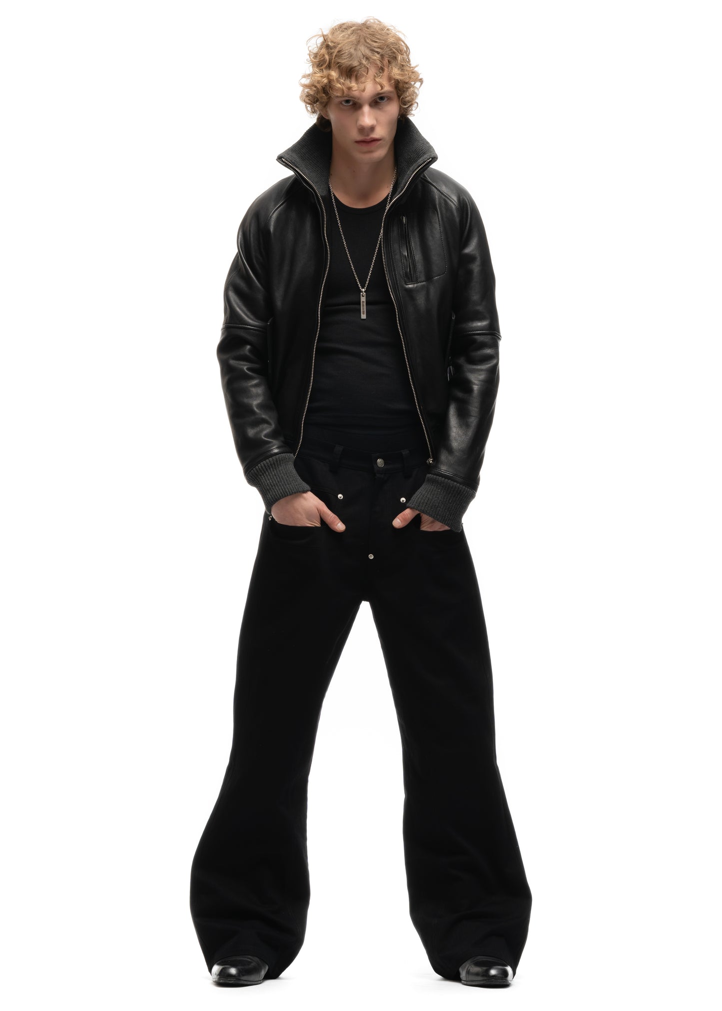 LAYERED BOOTCUT PANTS