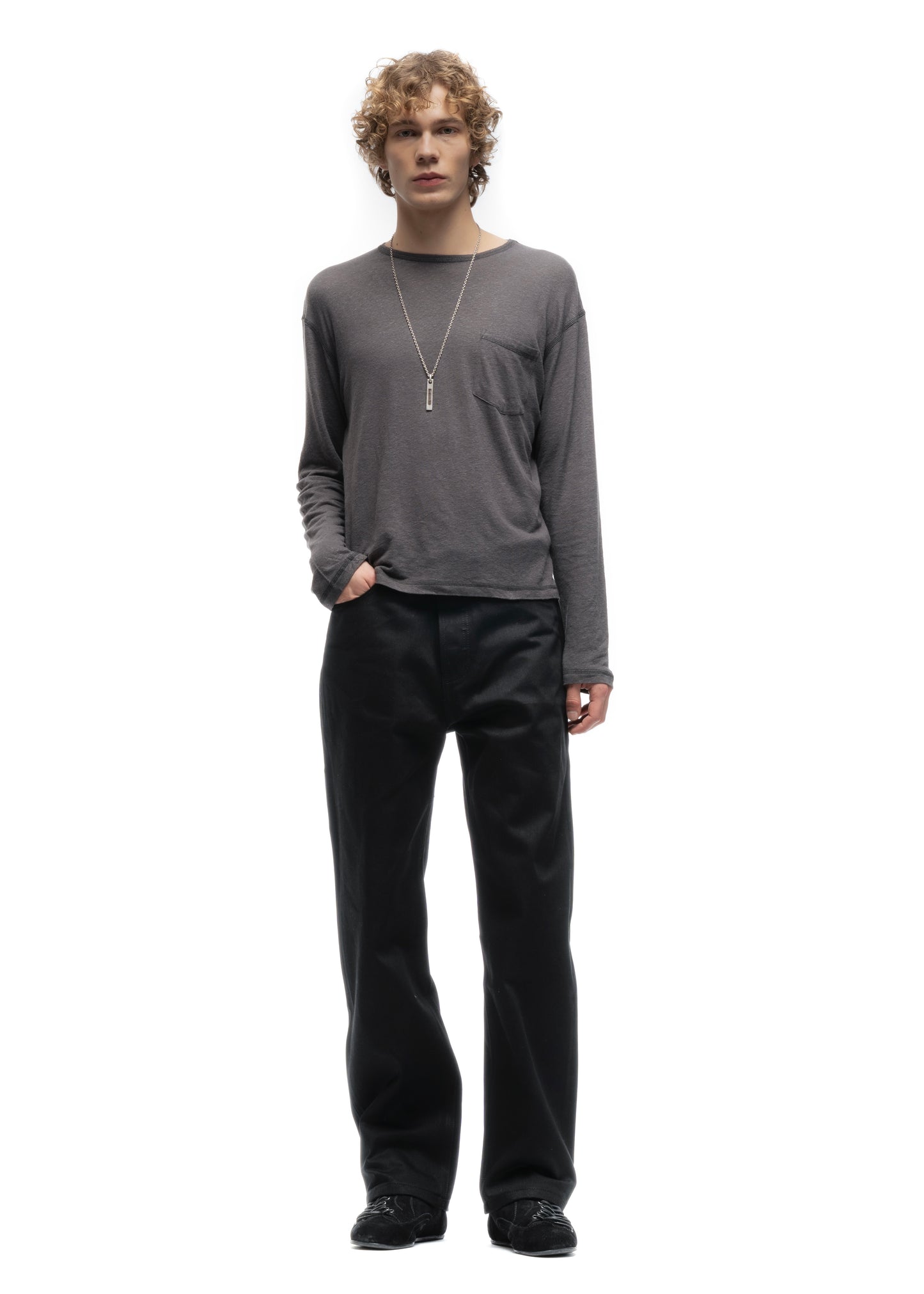 JAPANESE SELVEDGE REGULAR DENIM BLACK