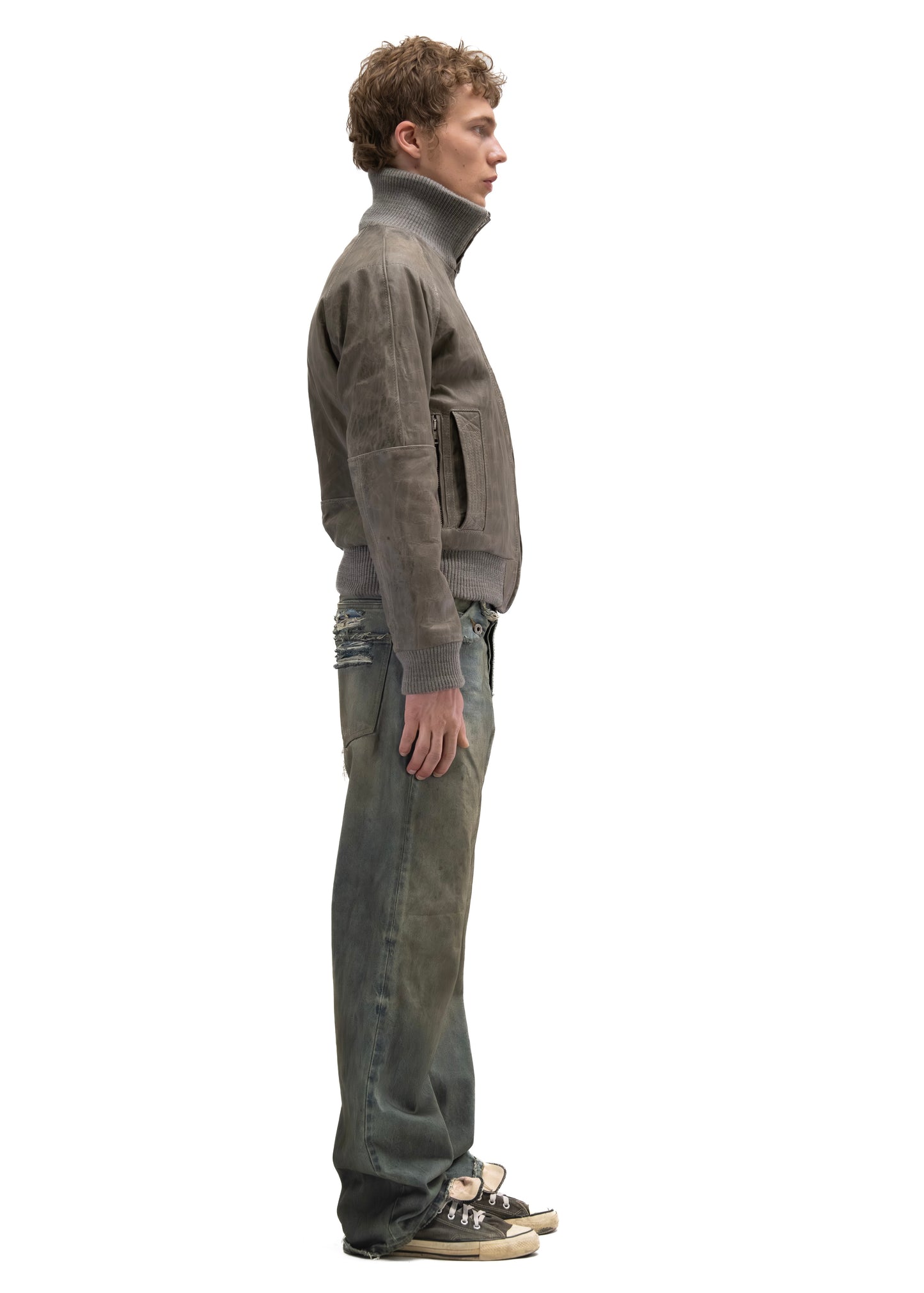 DUST ONE CUT LEATHER JACKET
