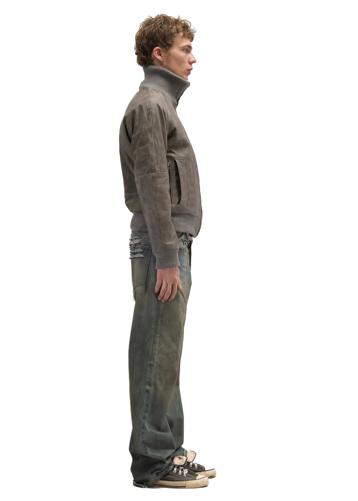 DUST ONE CUT LEATHER JACKET